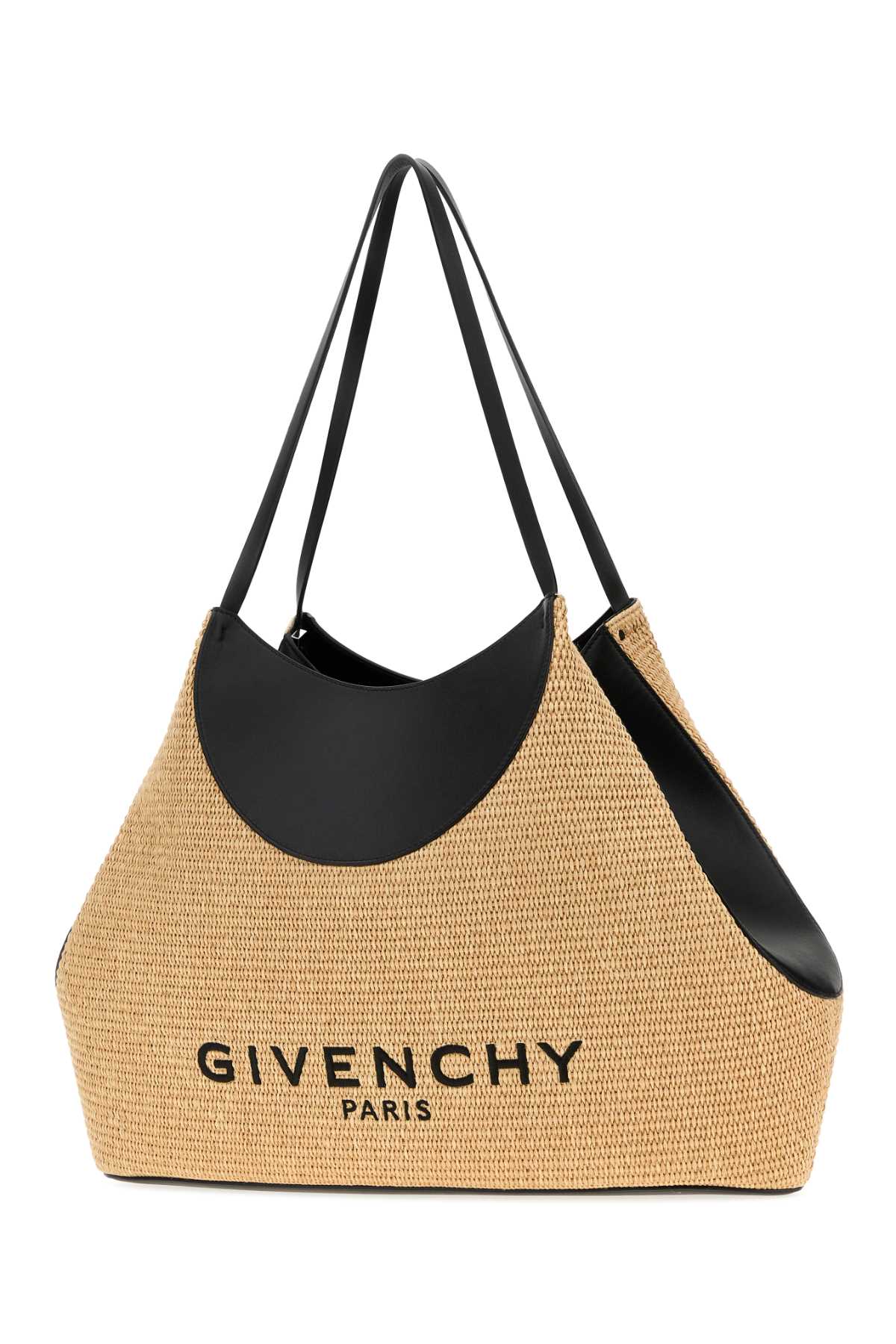 Givenchy Women Raffia Medium Facet Shopping Bag GIVENCHY