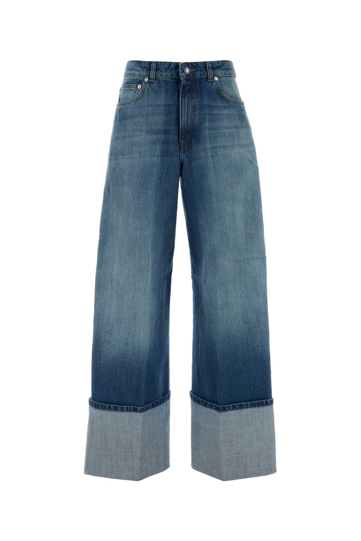 Givenchy Women Denim Wide-Leg Jeans GIVENCHY