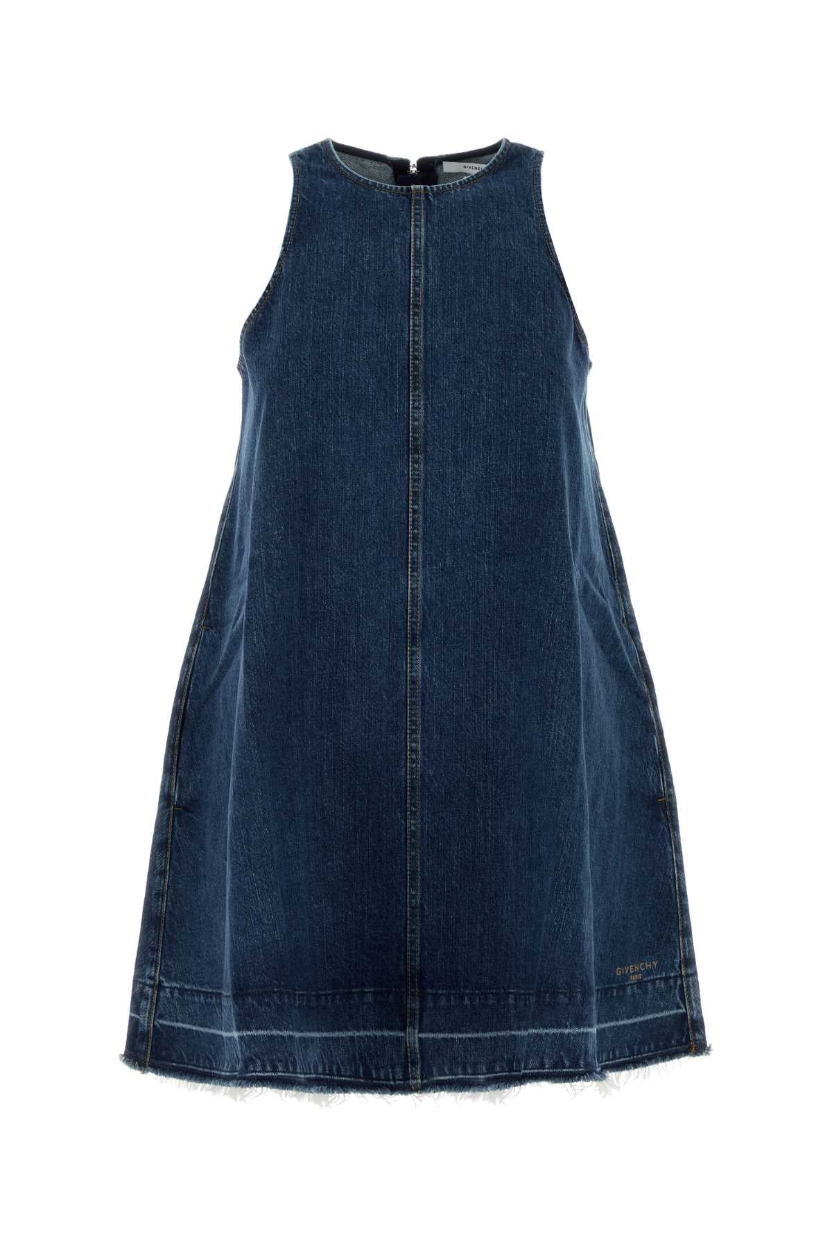 Givenchy Women Denim Mini Dress GIVENCHY