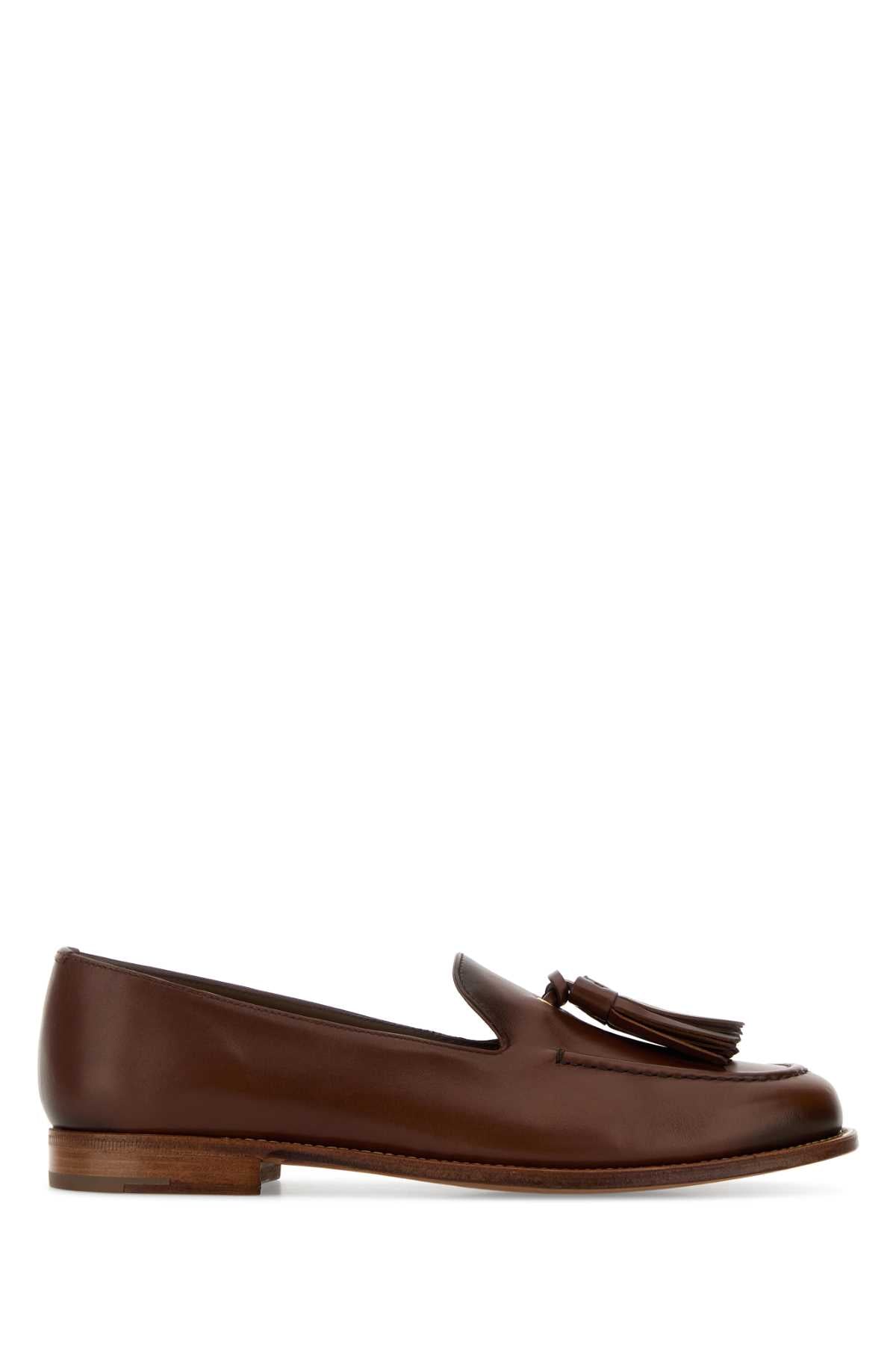 Church's Women Brown Leather Renee Loafers CHURCH'S