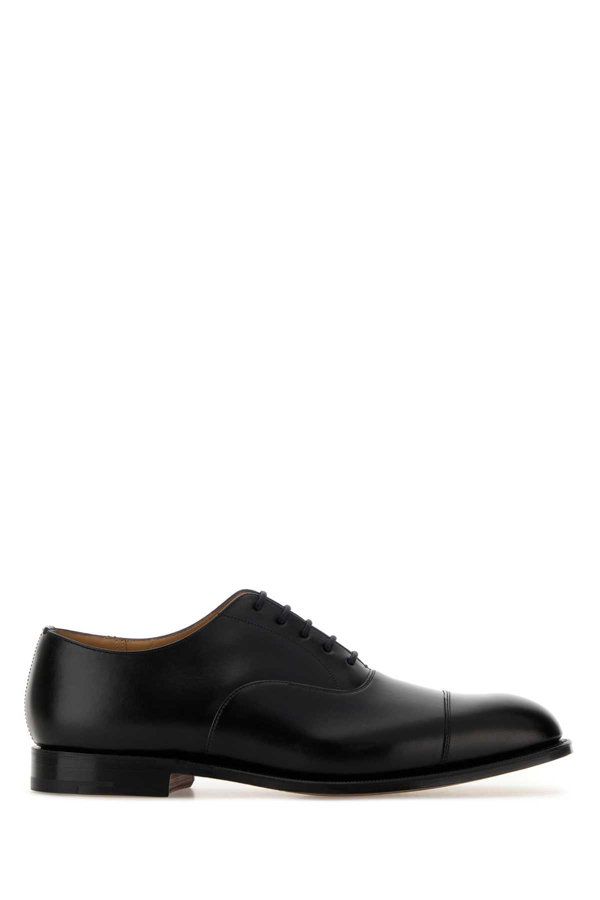 Church's Men Black Leather Consul Lace-Up Shoes CHURCH'S