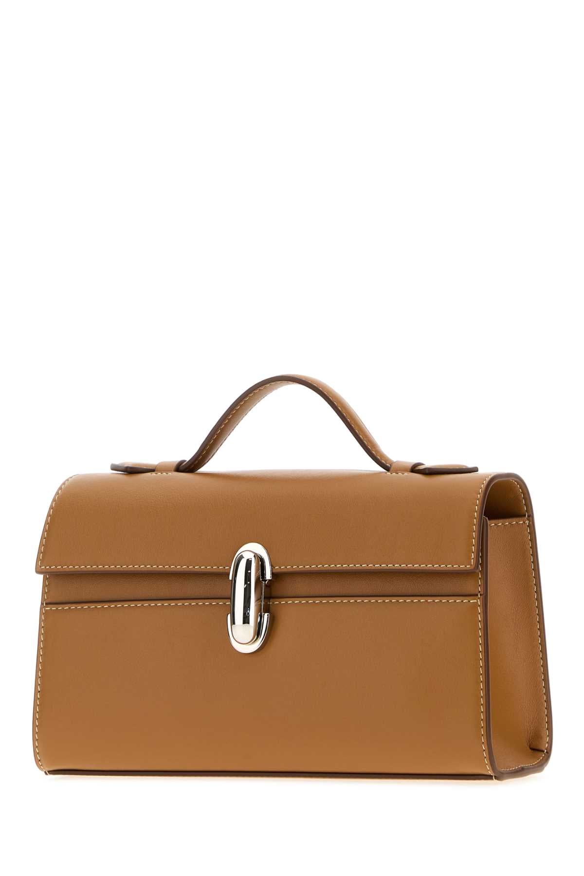 Savette Women Camel Leather Symmetry Handbag SAVETTE