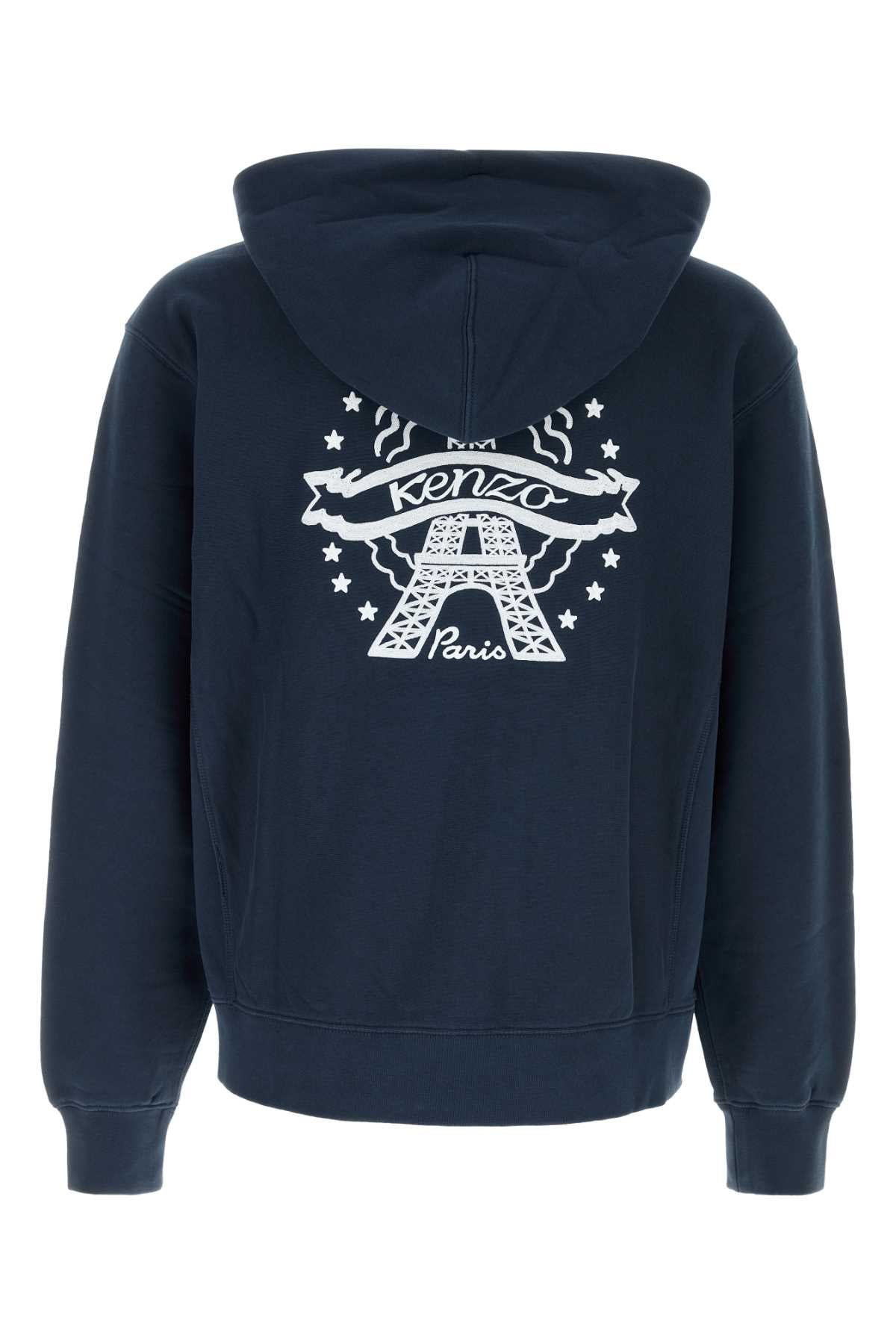 Kenzo Men Navy Blue Cotton Sweatshirt KENZO