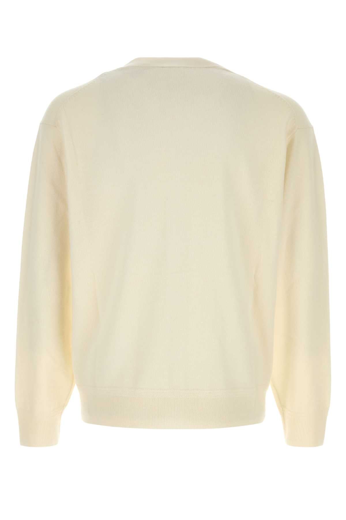 Kenzo Men Cream Wool Blend Cardigan KENZO