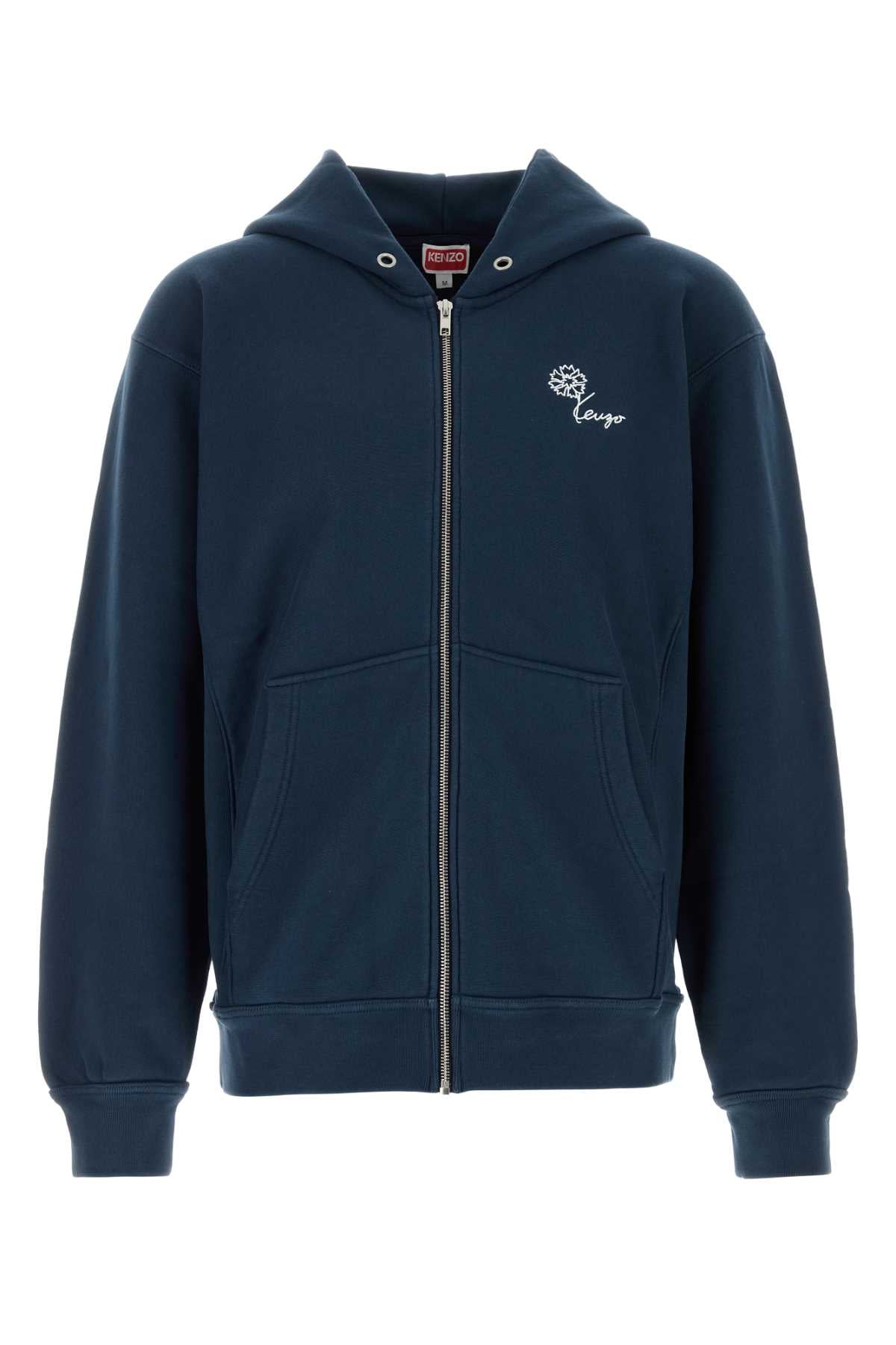 Kenzo Men Blue Cotton Sweatshirt KENZO
