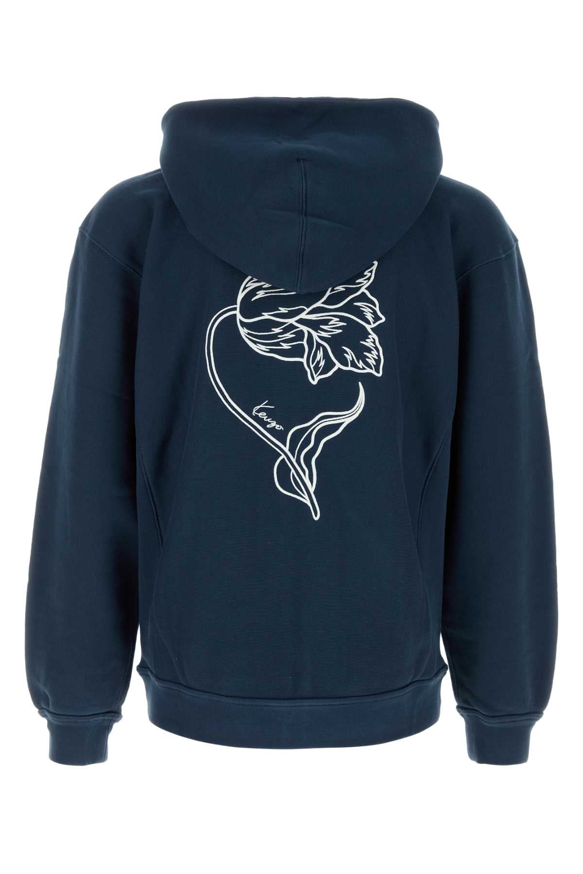 Kenzo Men Blue Cotton Sweatshirt KENZO