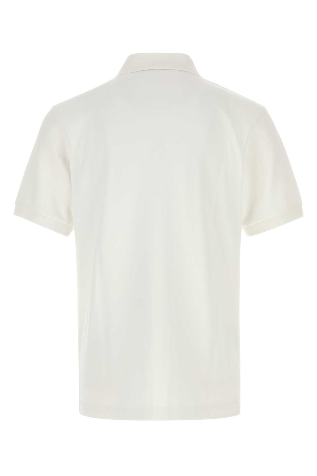 Kenzo Men White Piquet Polo Shirt KENZO
