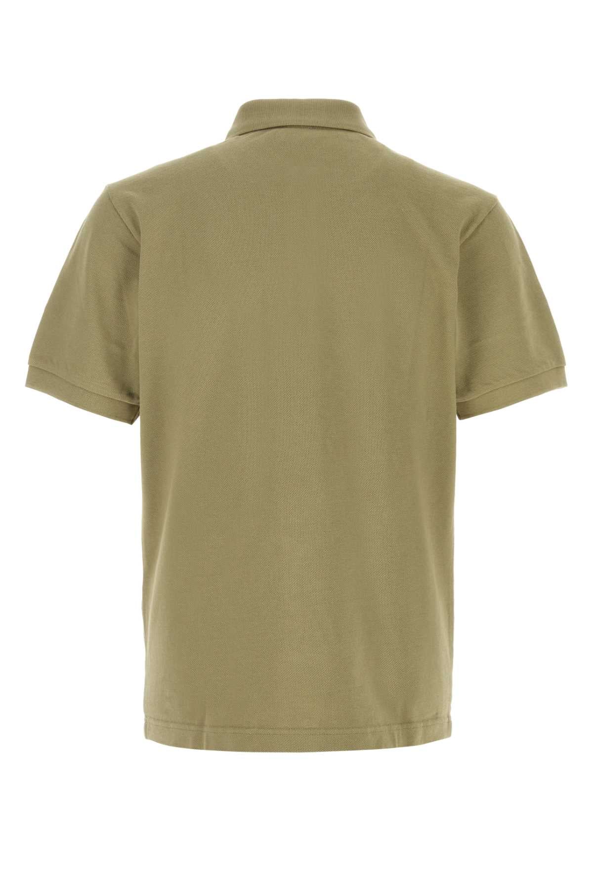 Kenzo Men Olive Green Piquet Polo Shirt KENZO