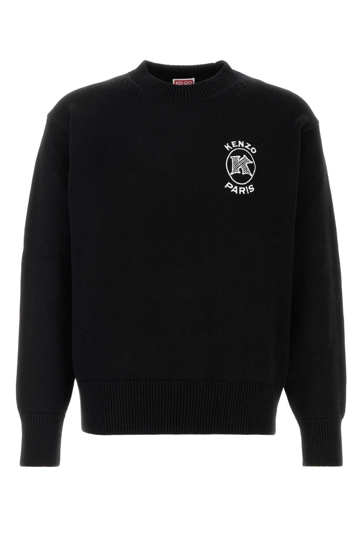Kenzo Men Black Cotton Sweater KENZO