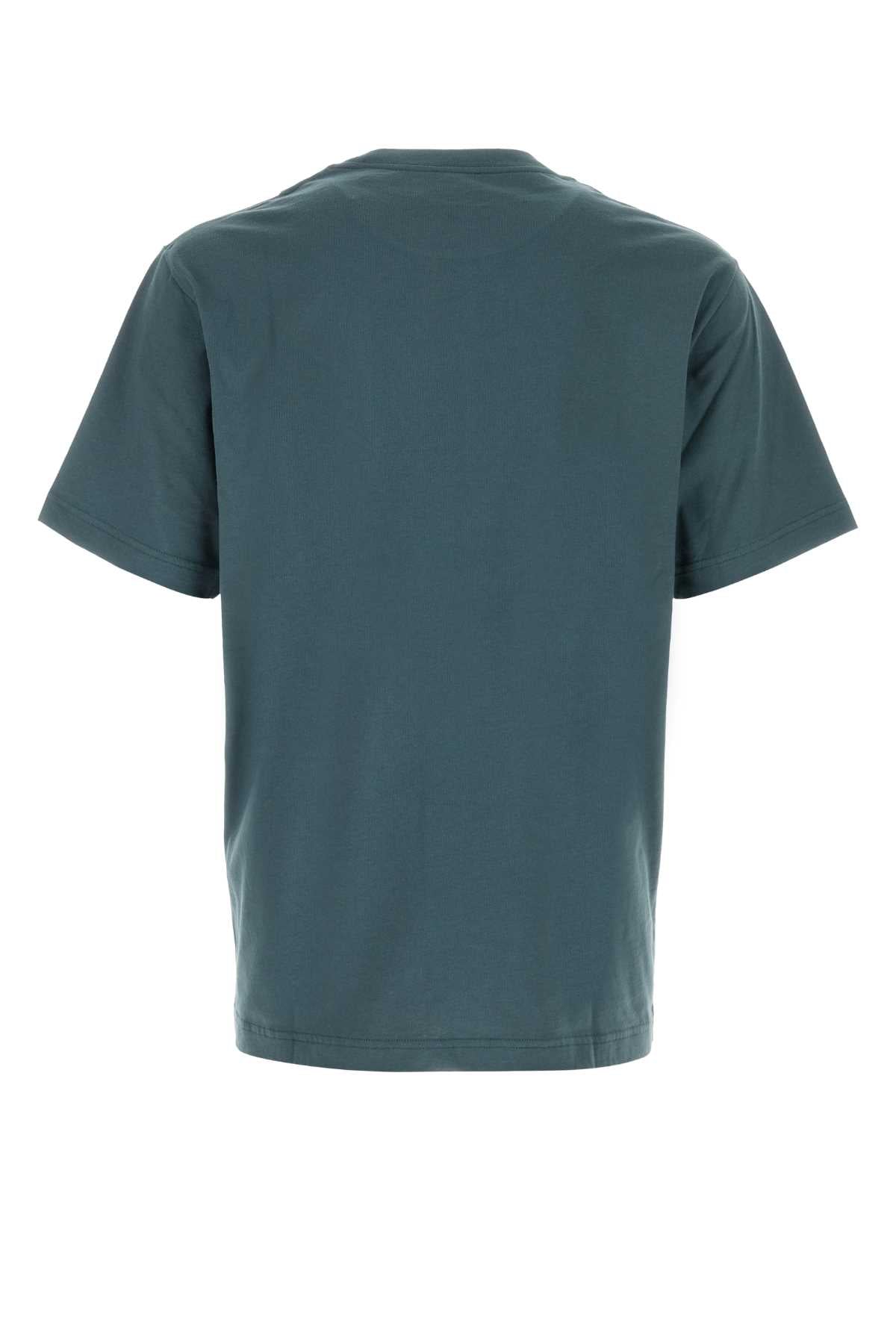 Kenzo Men Air Force Blue Cotton T-Shirt KENZO