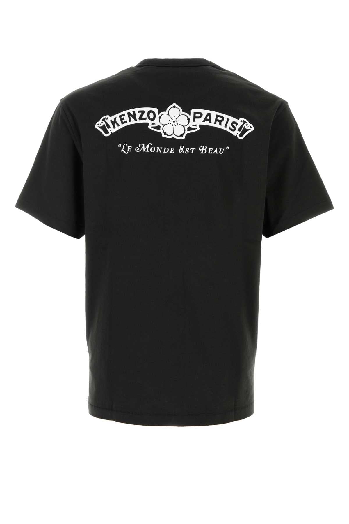 Kenzo Men Black Cotton T-Shirt KENZO
