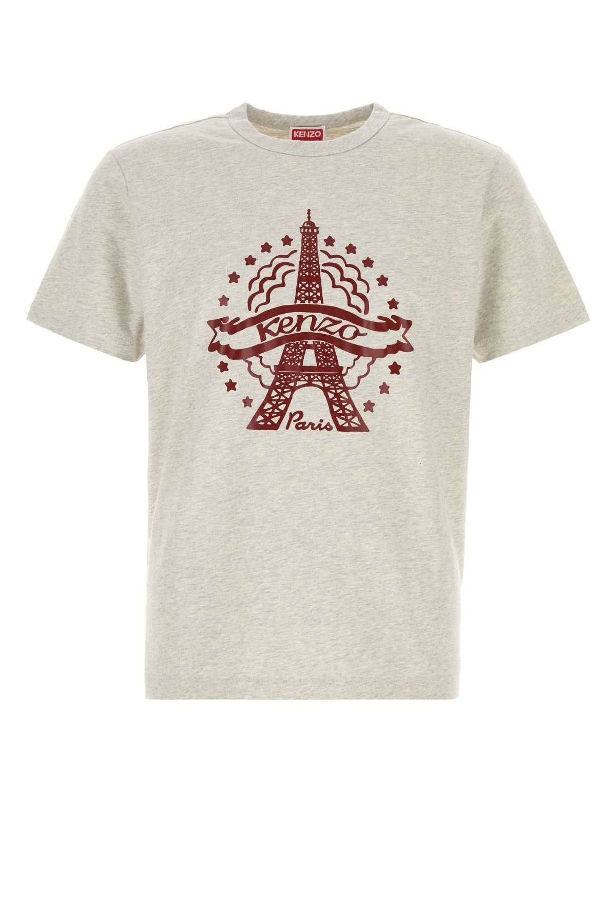 Kenzo Men Grey Cotton T-Shirt KENZO