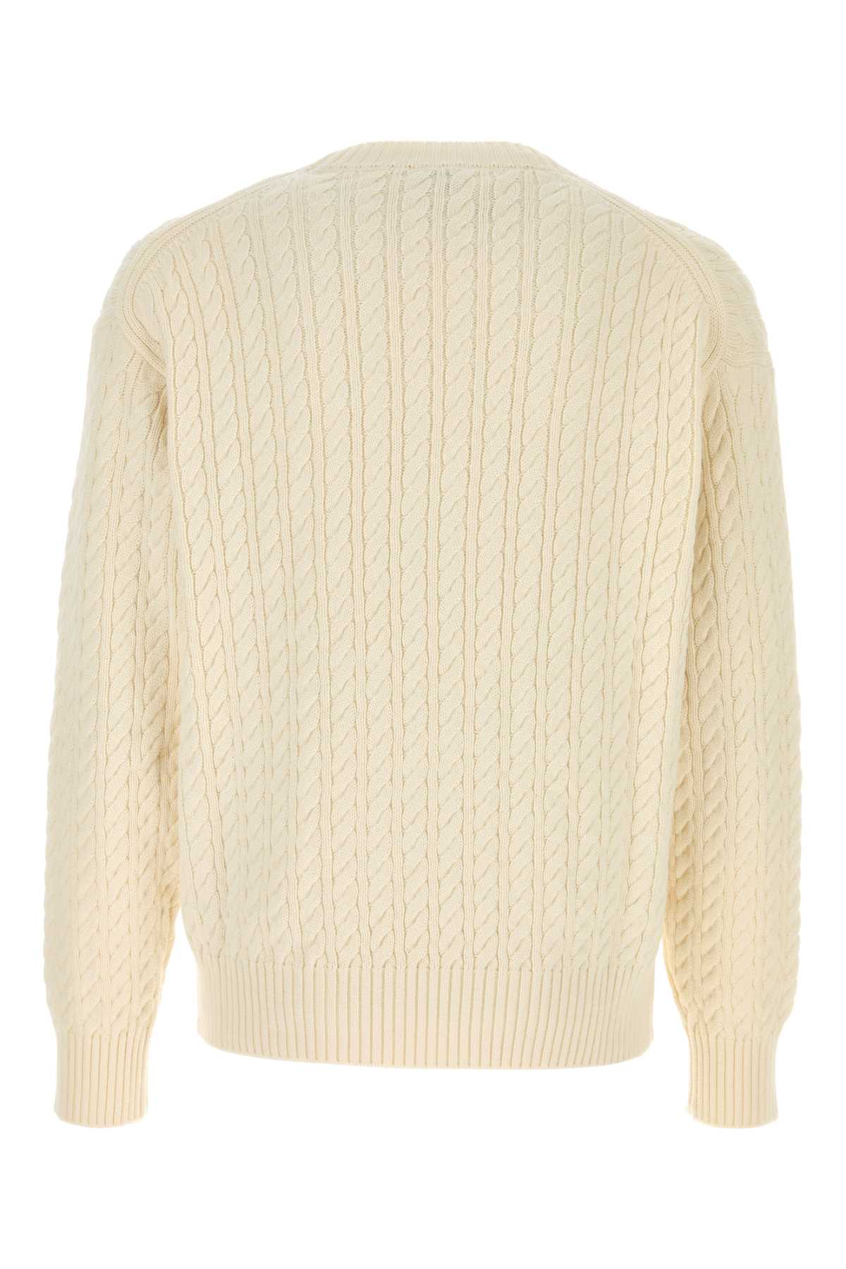Kenzo Men White Cotton Blend Sweater KENZO