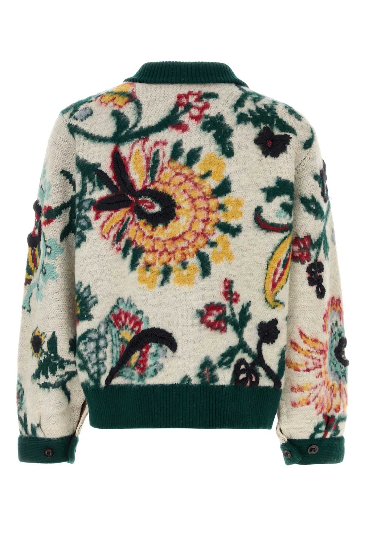 Sacai Men Embroidered Wool Sweater SACAI