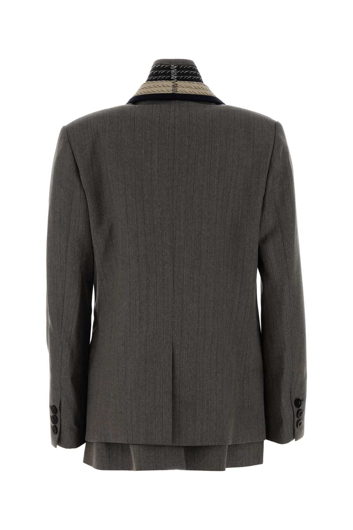 Sacai Women Embroidered Wool Blazer SACAI