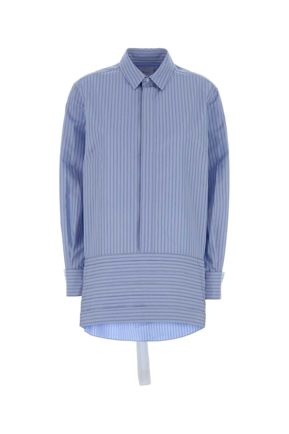 Sacai Women Embroidered Poplin Shirt Dress SACAI