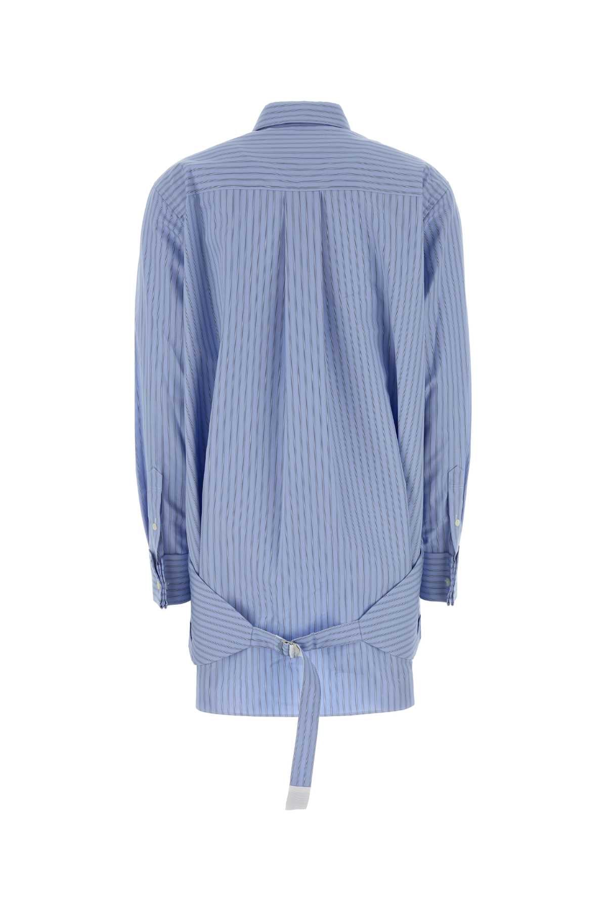 Sacai Women Embroidered Poplin Shirt Dress SACAI