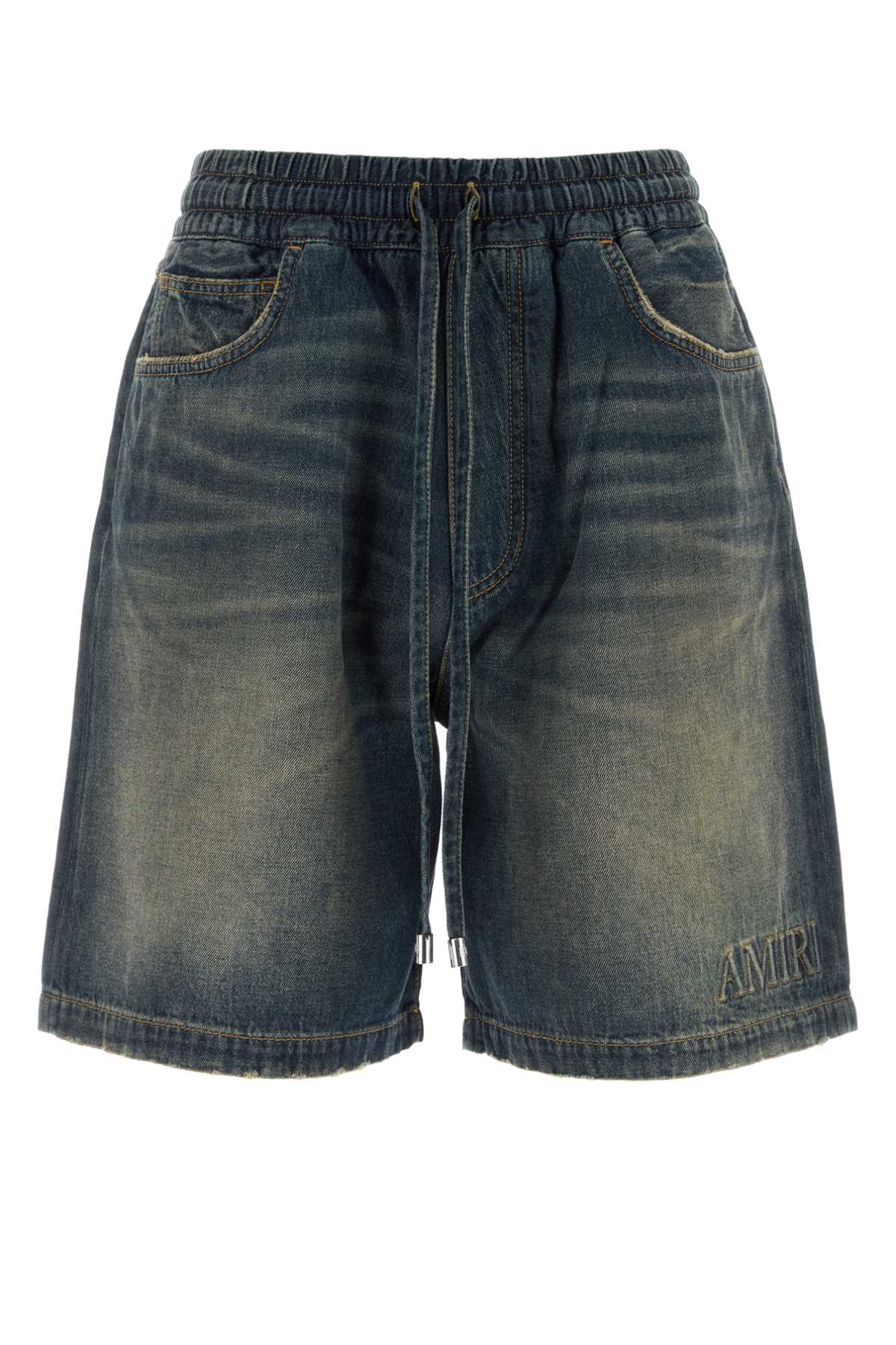 Amiri Men Drawstring Denim Short AMIRI