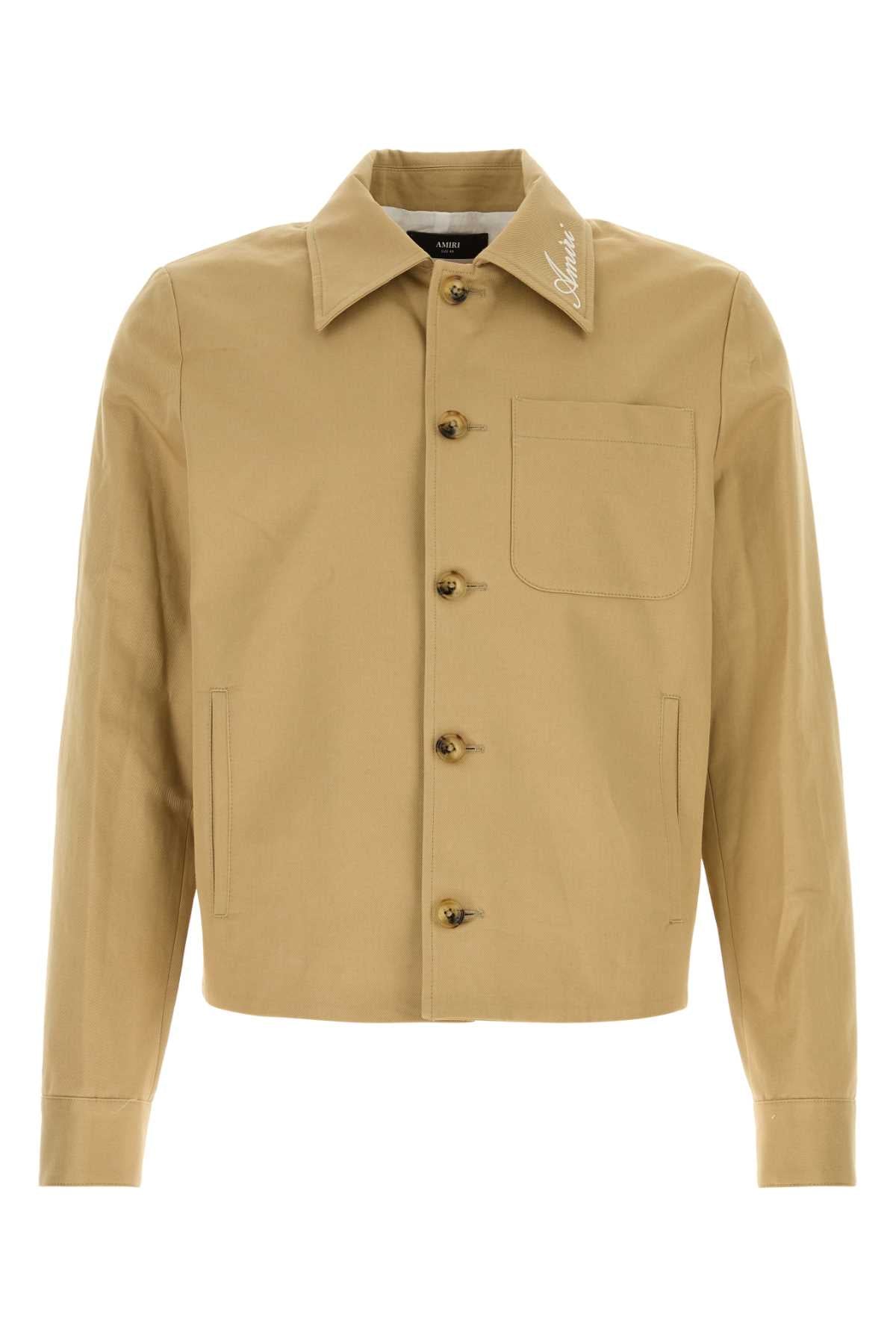 Amiri Men Beige Cotton Jacket AMIRI