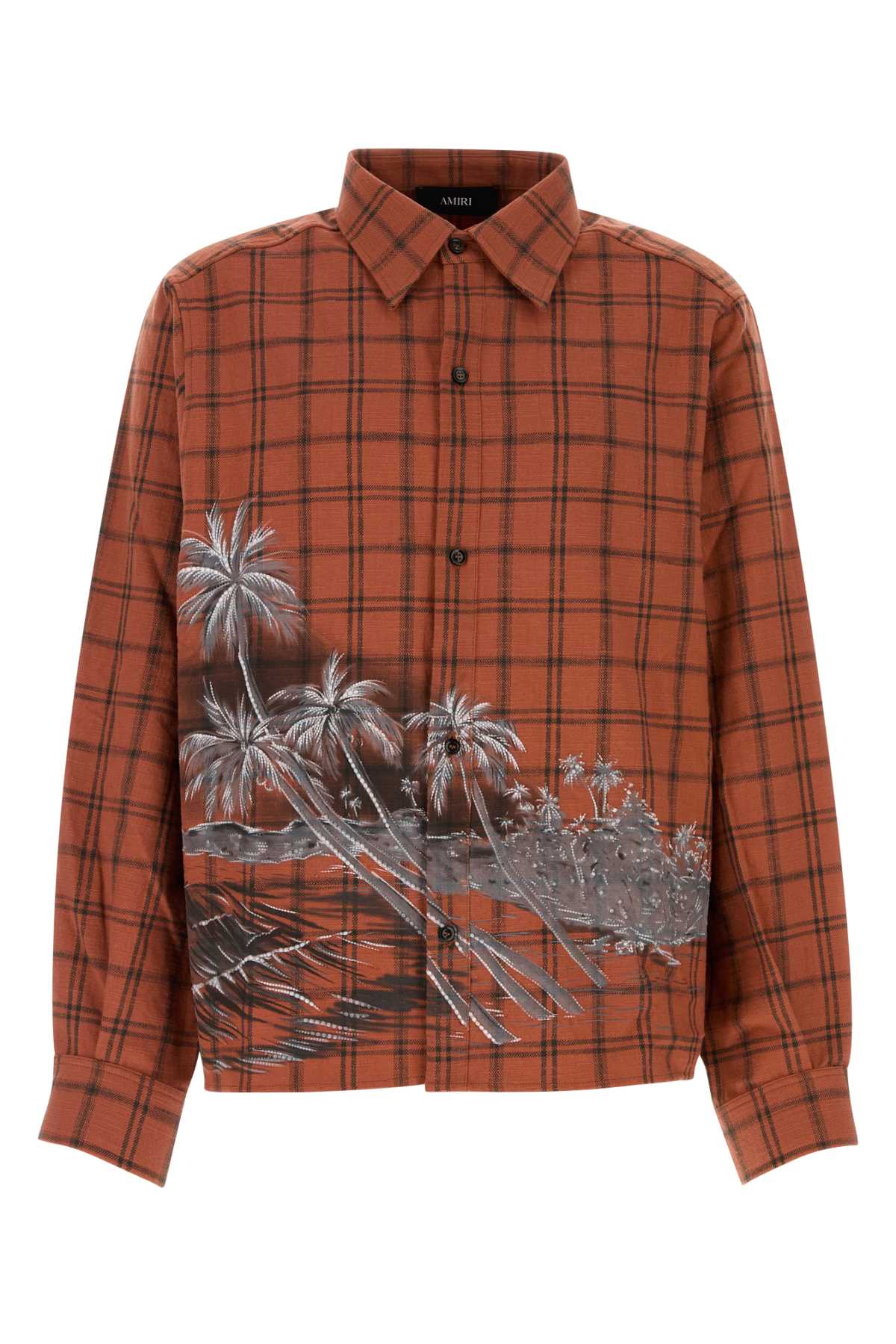 Amiri Men Embroidered Flannel Shirt AMIRI