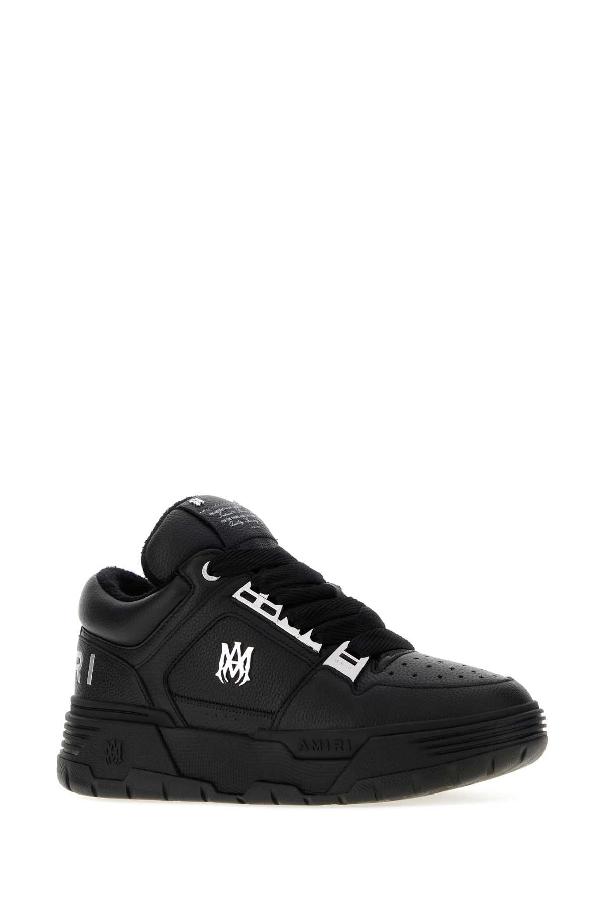 Amiri Men Black Leather Ma-1 Sneakers AMIRI