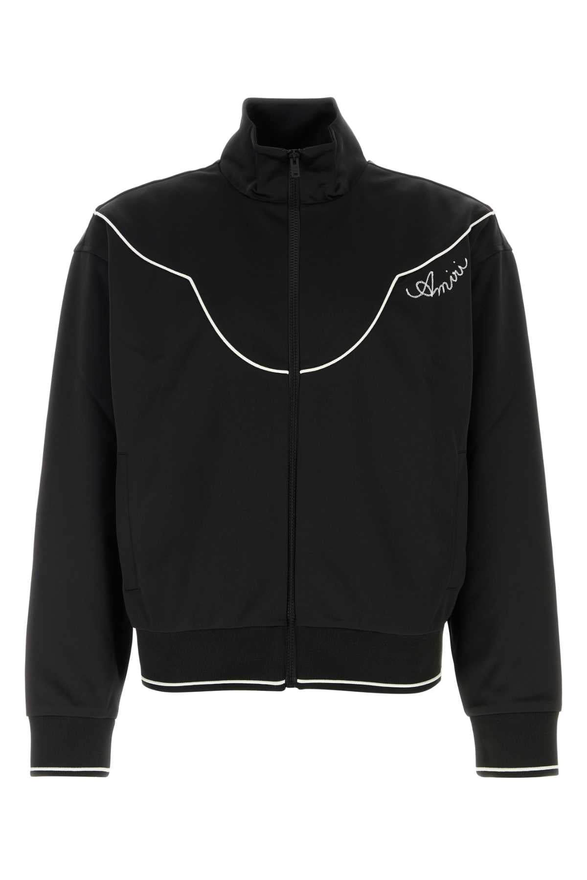 Amiri Men Black Tech Fabric Sweatshirt AMIRI