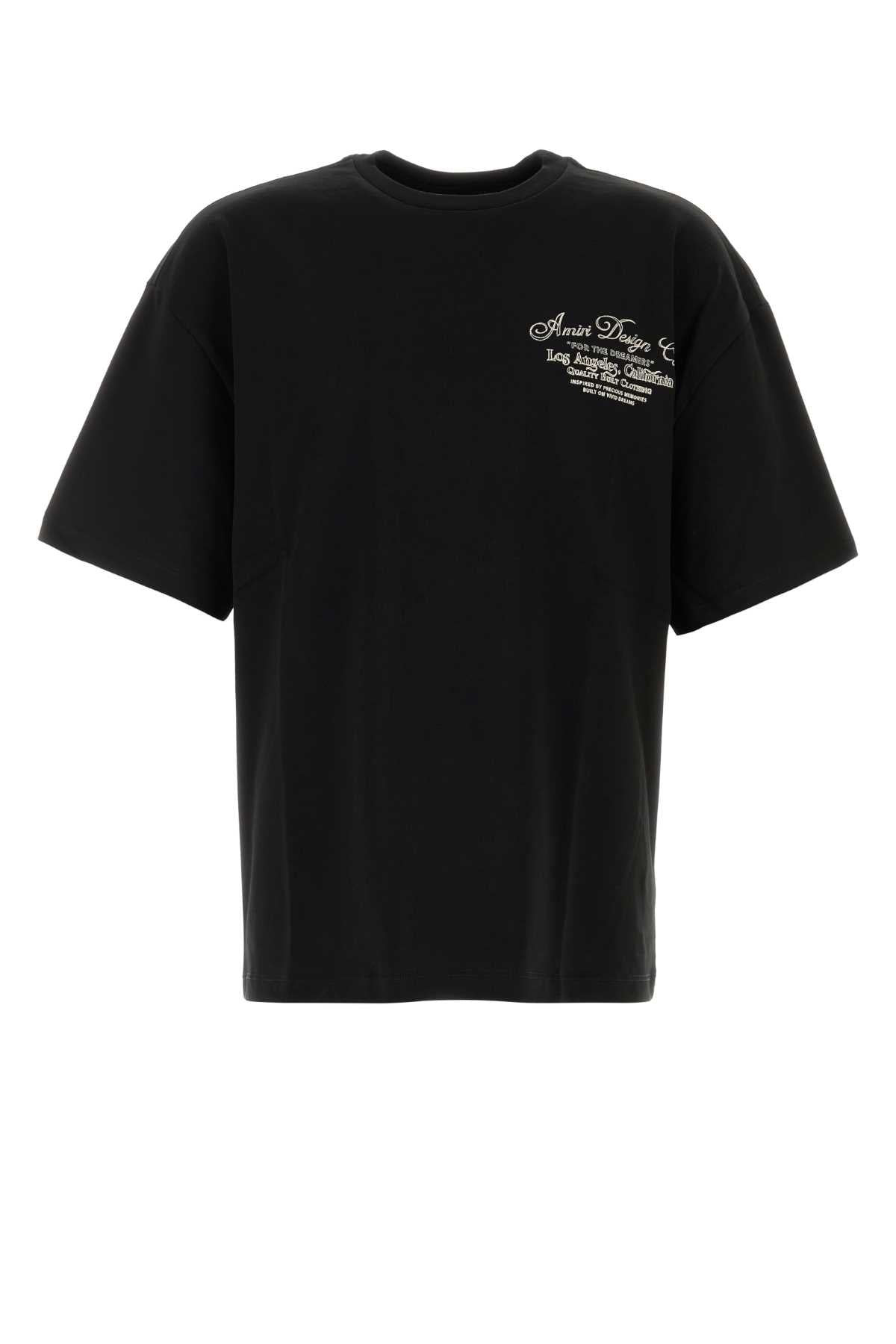 Amiri Men Black Cotton Oversize T-Shirt AMIRI