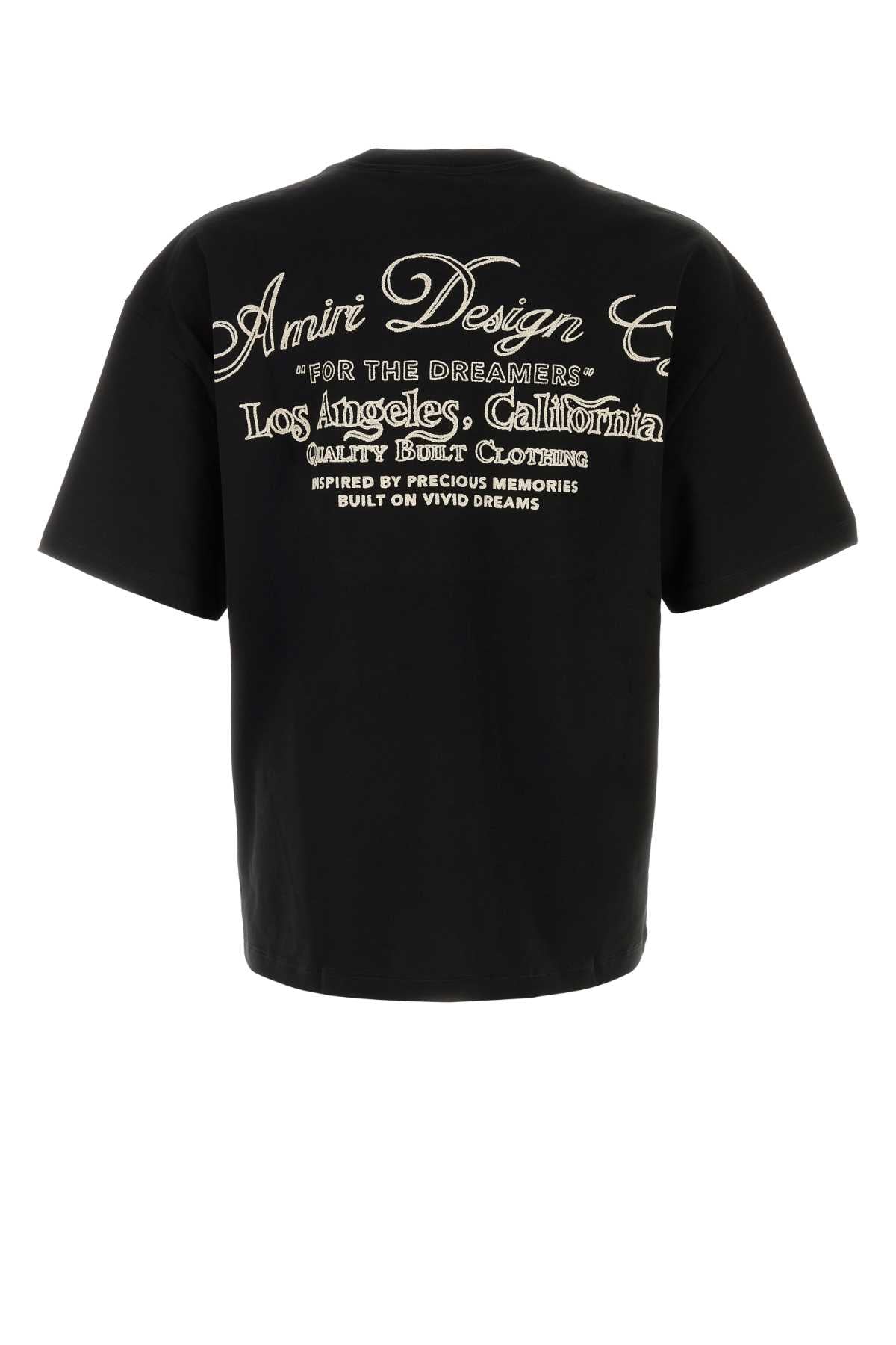 Amiri Men Black Cotton Oversize T-Shirt AMIRI