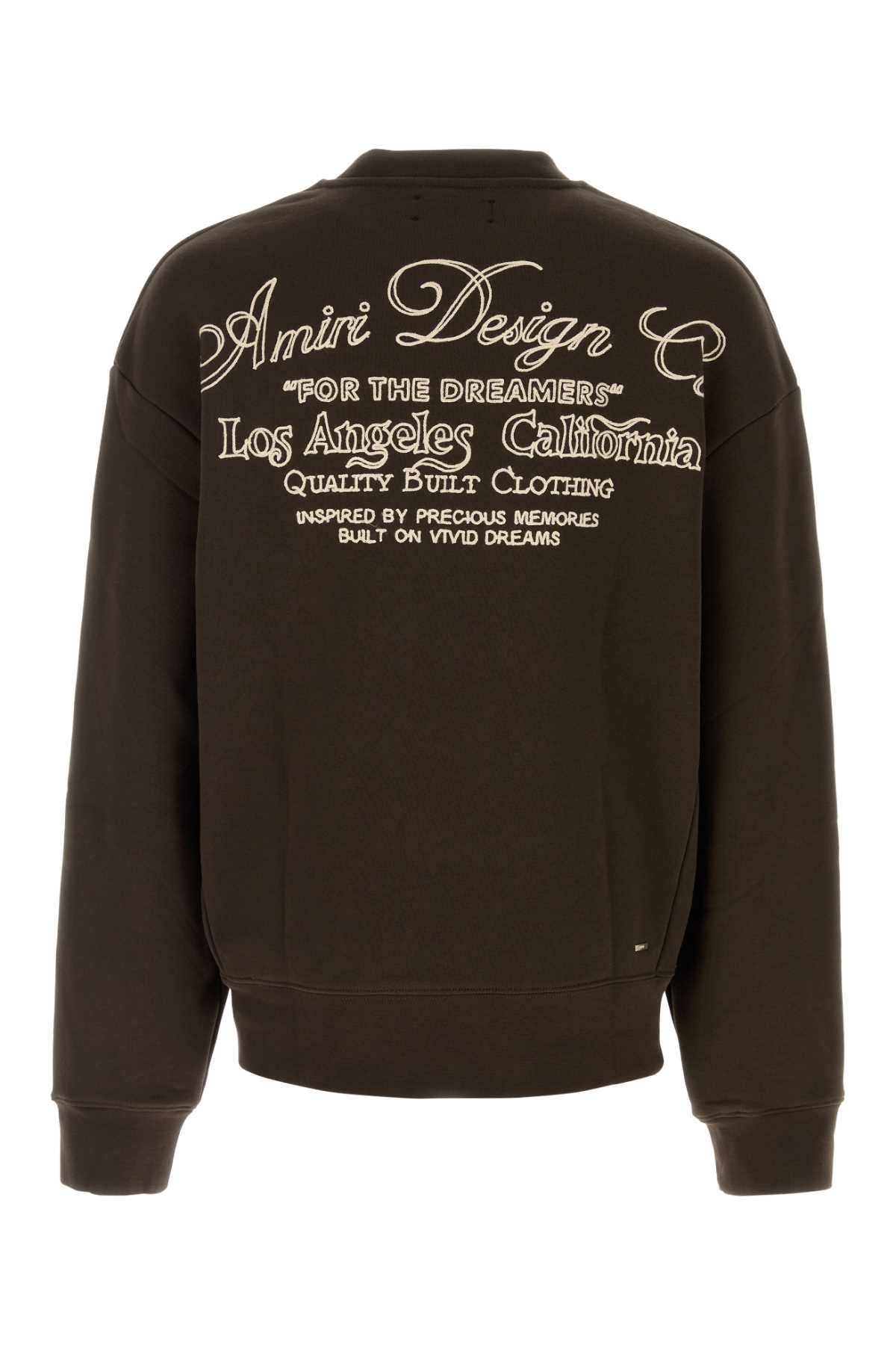 Amiri Men Brown Cotton Sweatshirt AMIRI