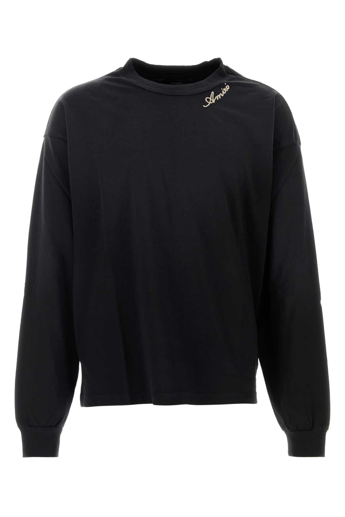 Amiri Men Black Cotton Oversize T-Shirt AMIRI