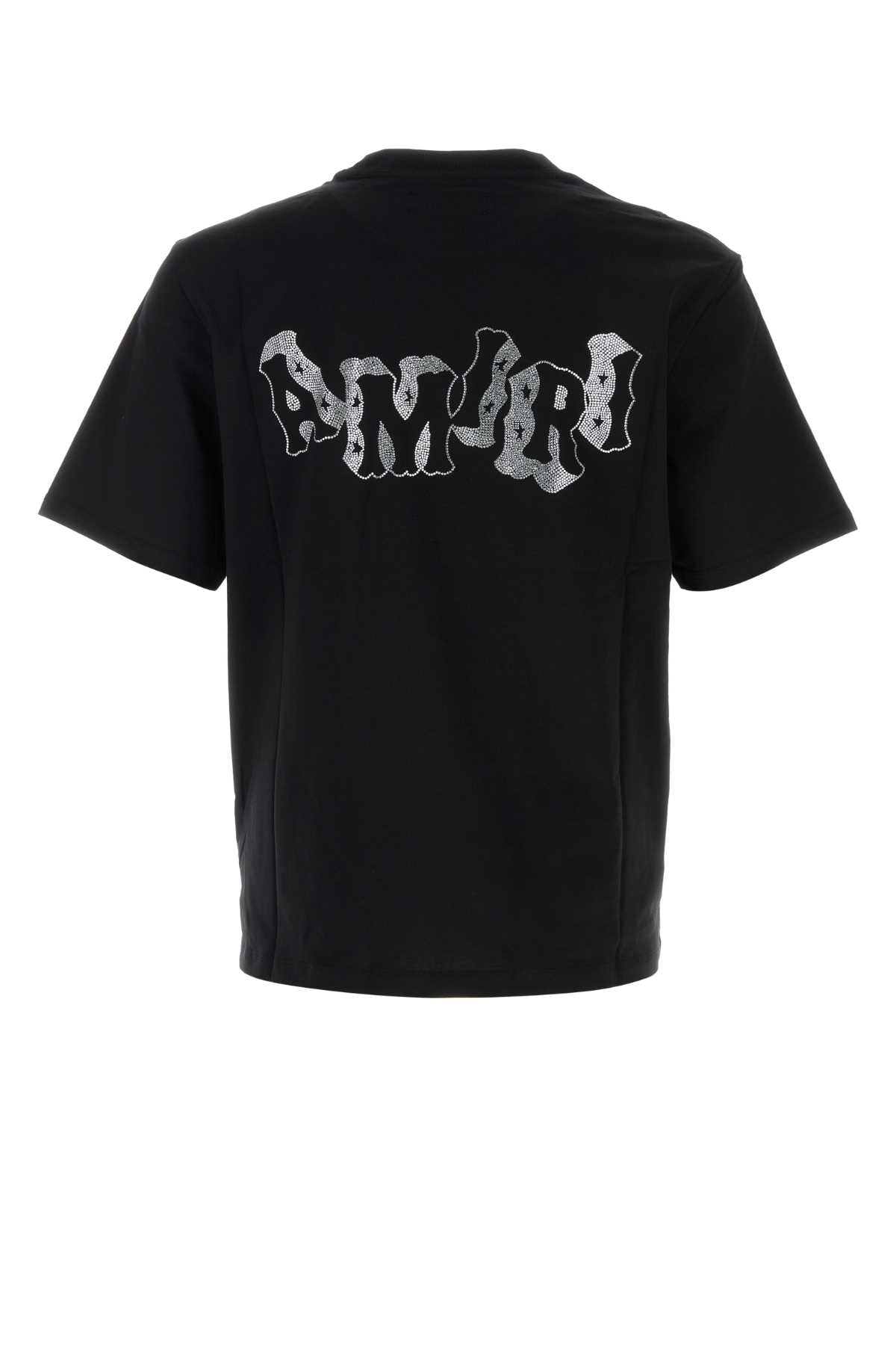 Amiri Men Black Cotton T-Shirt AMIRI