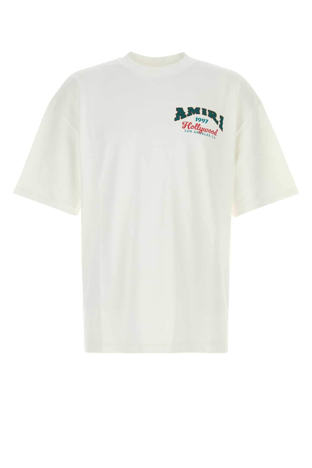 Amiri Men White Cotton Oversize T-Shirt AMIRI