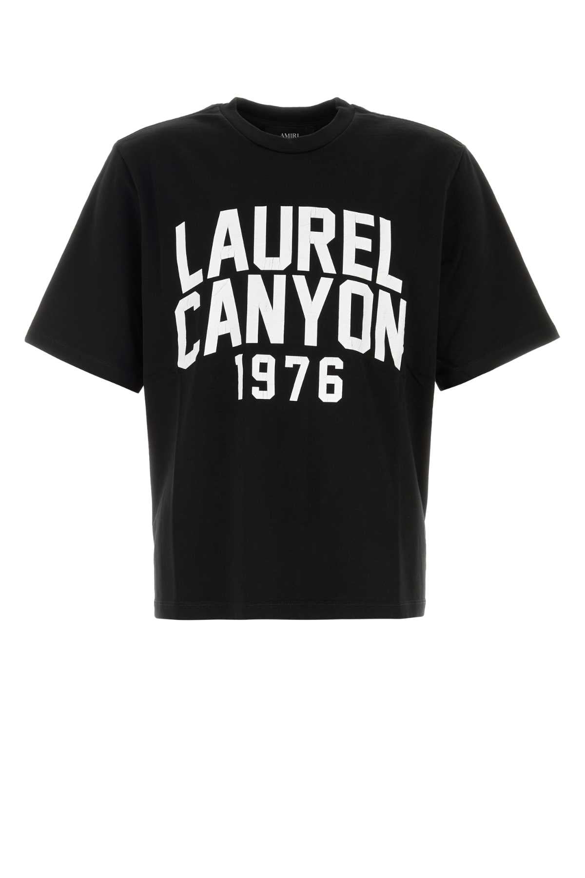Amiri Men Black Cotton T-Shirt AMIRI