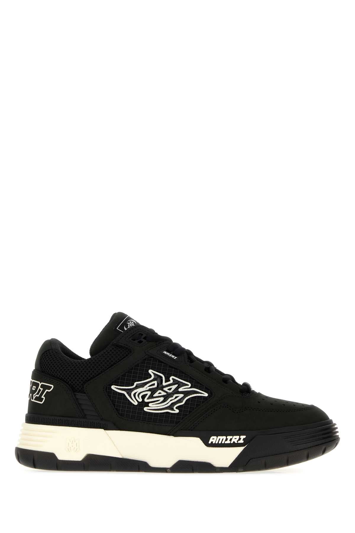 Amiri Men Black Suede And Fabric Ma-94 Sneakers AMIRI