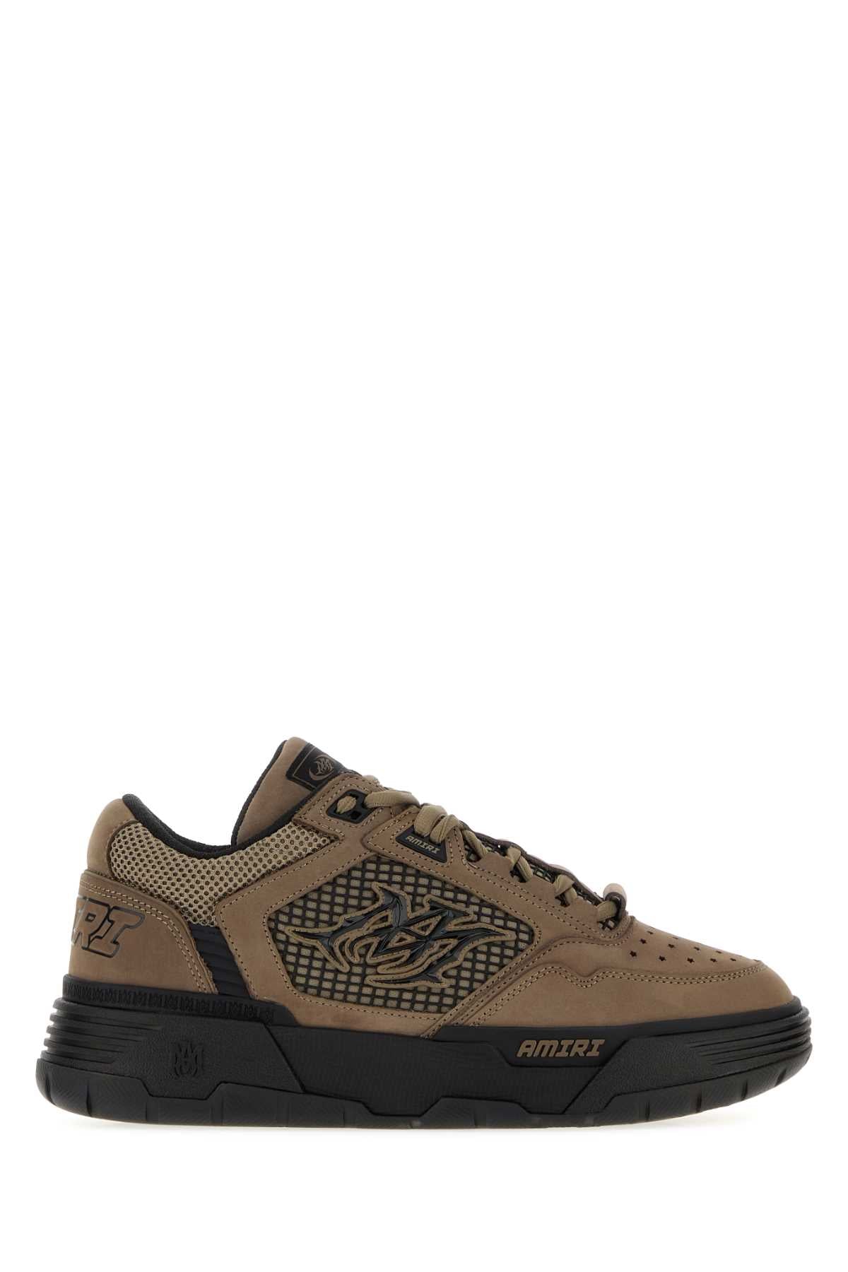 Amiri Men Mud Suede And Fabric Ma-94 Sneakers AMIRI
