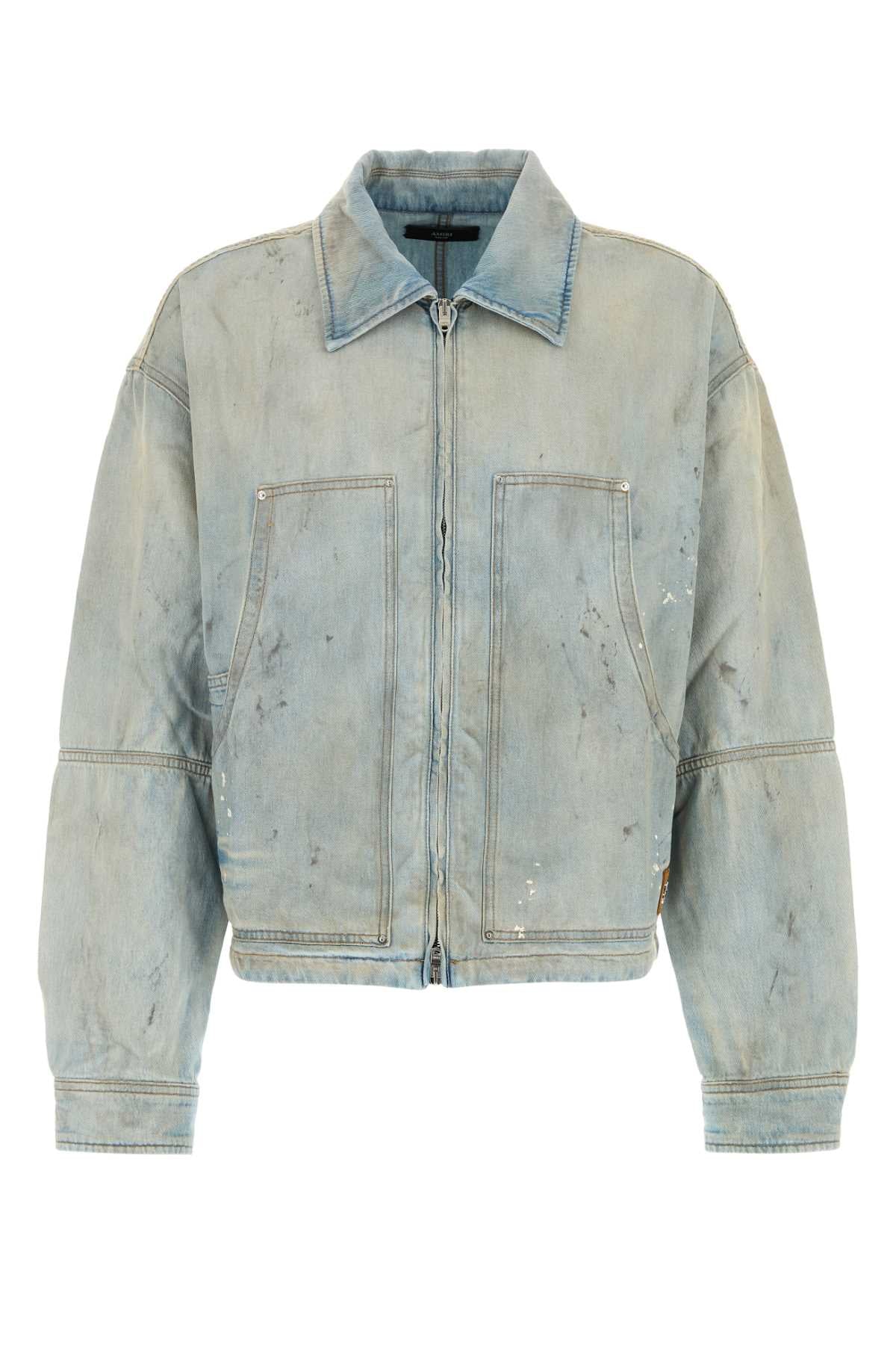 Amiri Men Denim Work Jacket AMIRI