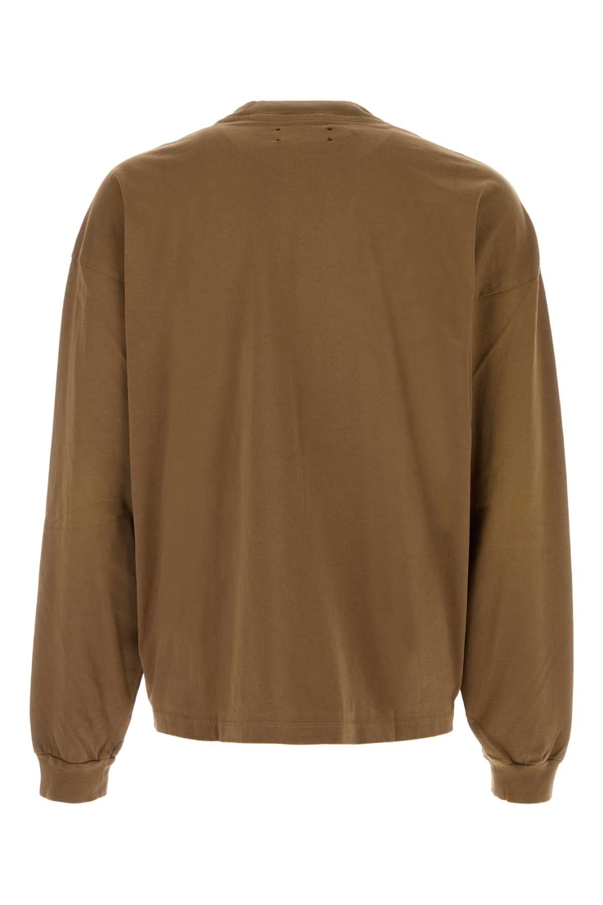 Amiri Men Brown Cotton Oversize T-Shirt AMIRI