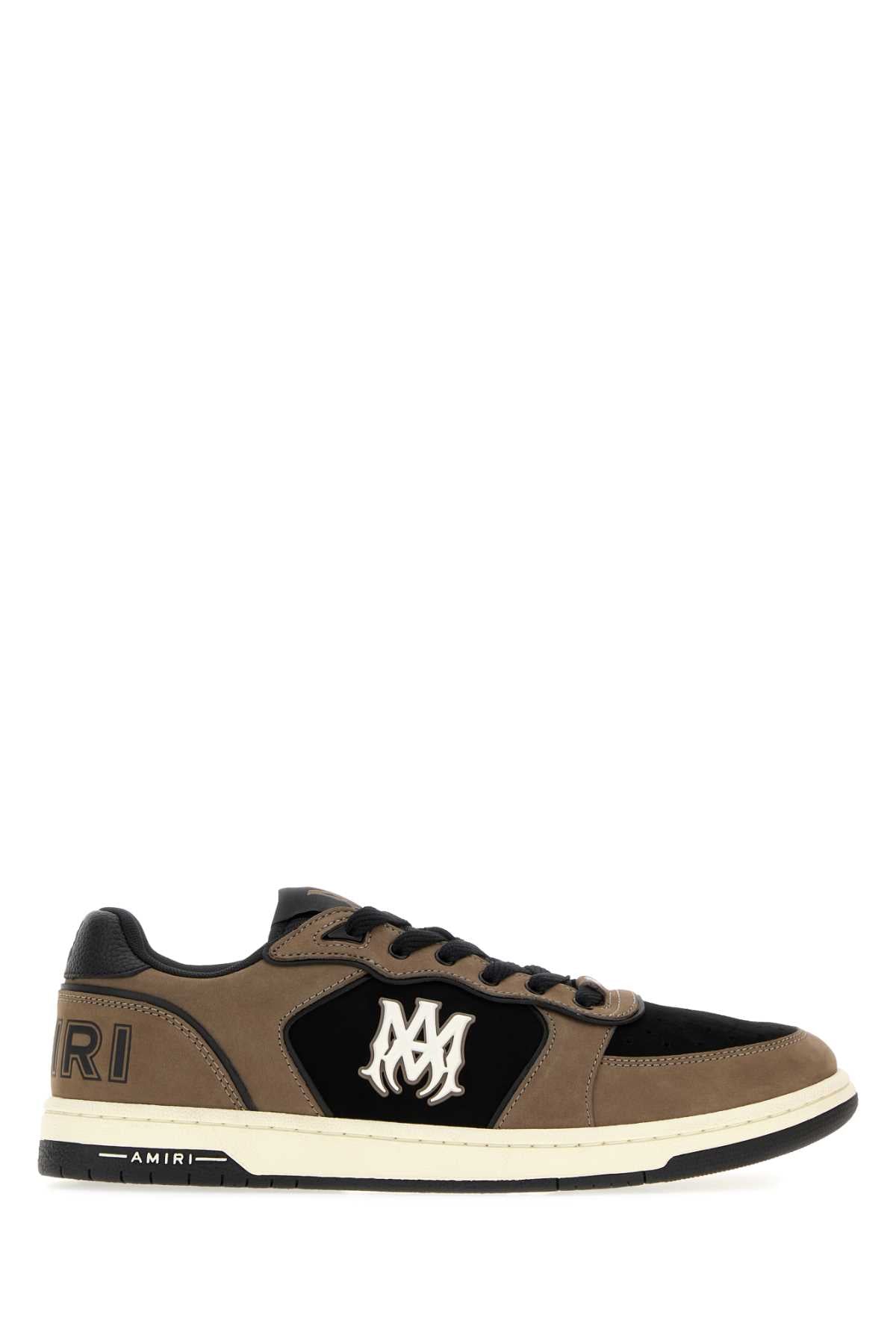 Amiri Men Two-Tone Suede And Fabric Newport Sneakers AMIRI