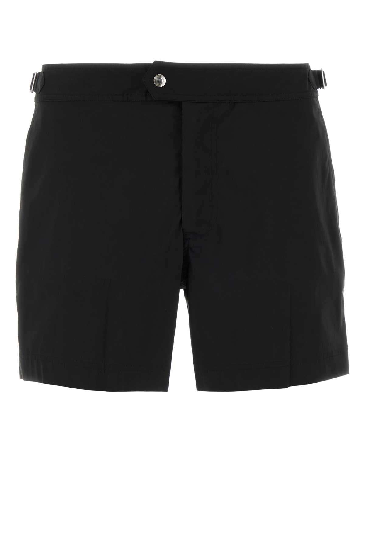 Tom Ford Men Black Polyester Swimming Shorts TOM FORD