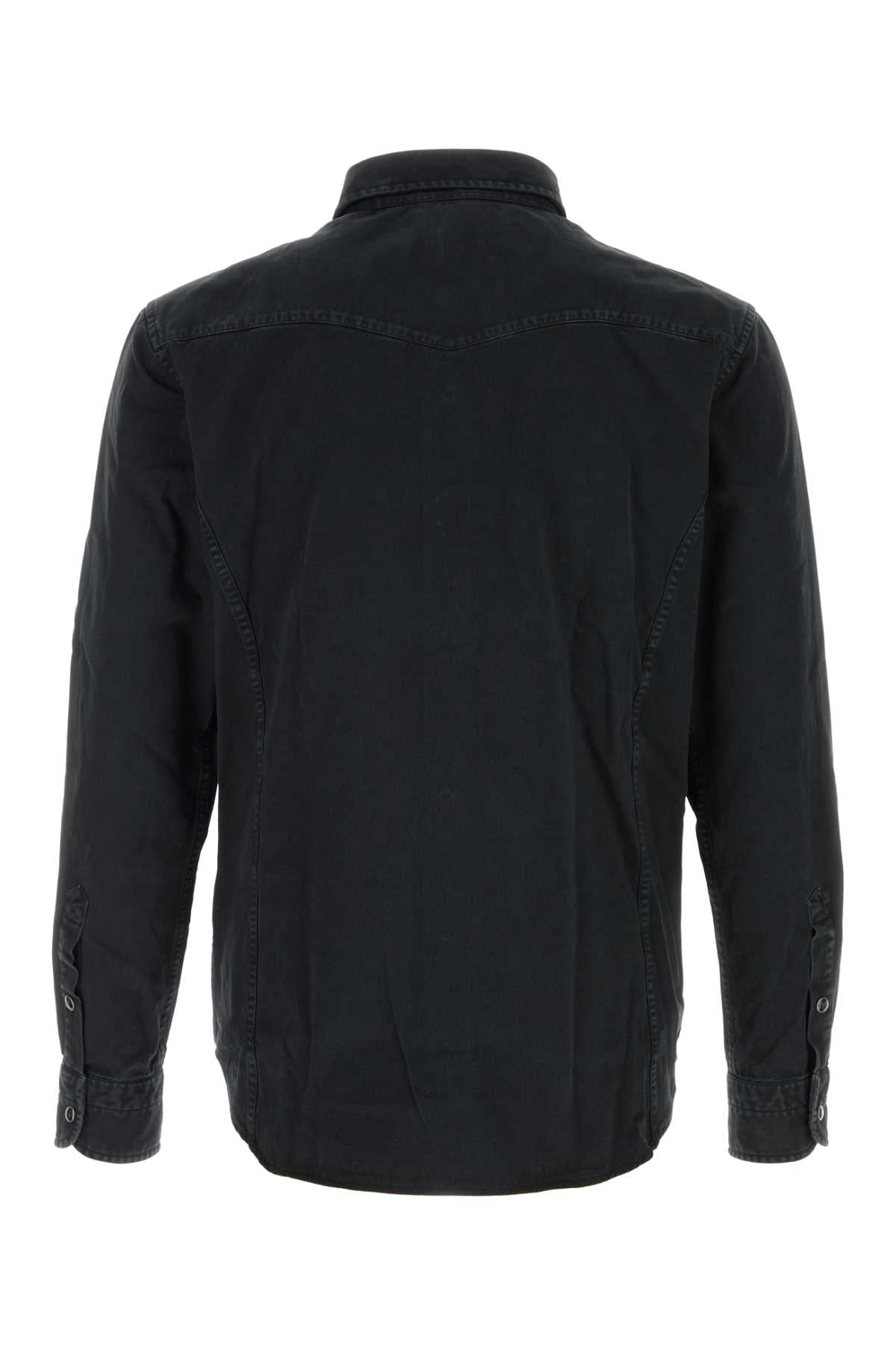 Tom Ford Men Black Denim Shirt TOM FORD