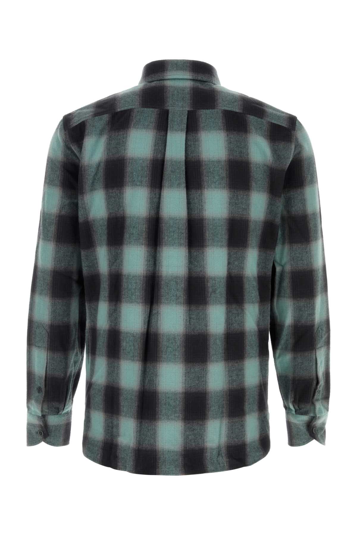 Tom Ford Men Embroidered Flannel Shirt TOM FORD