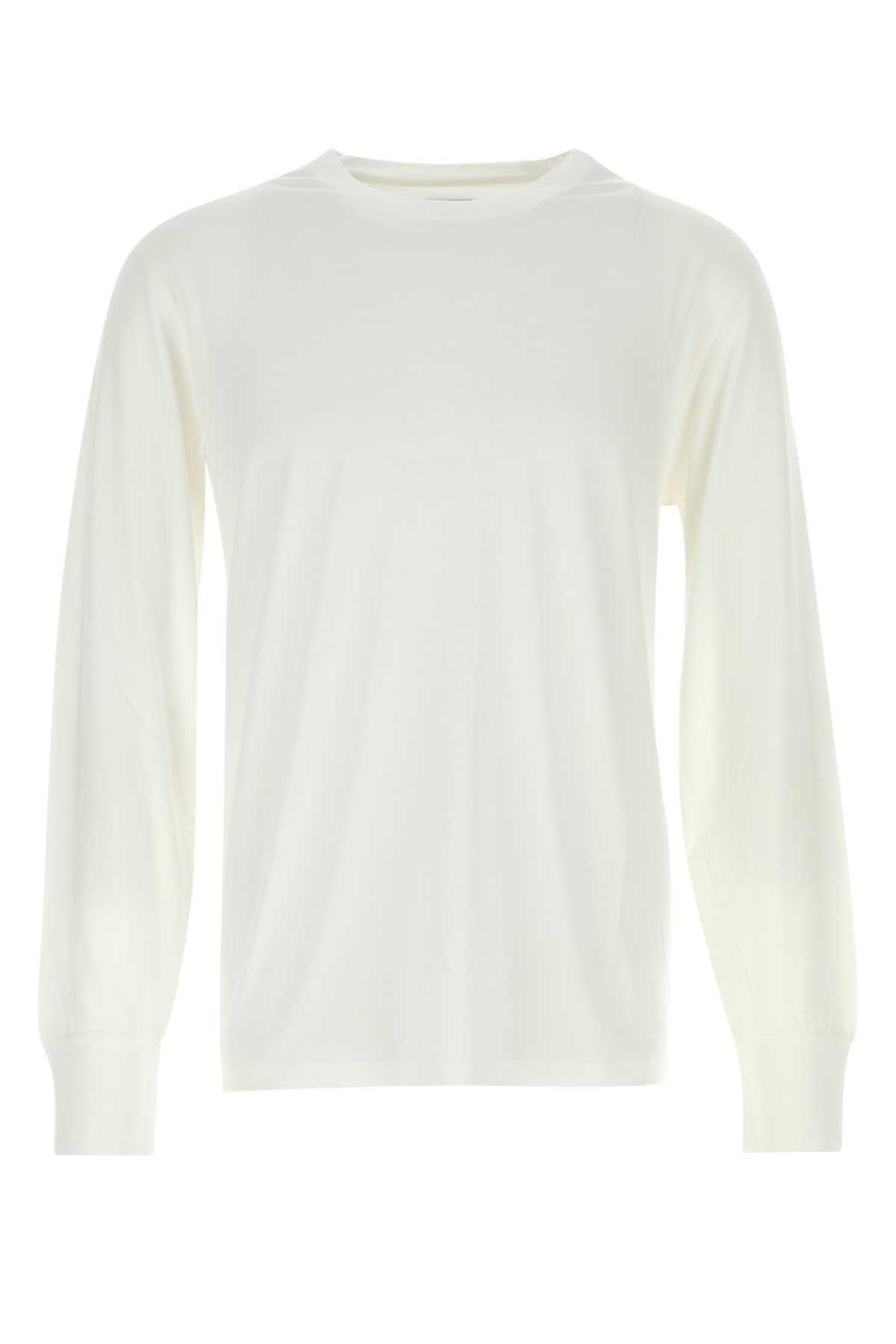 Tom Ford Men White Lyocell Blend T-Shirt TOM FORD