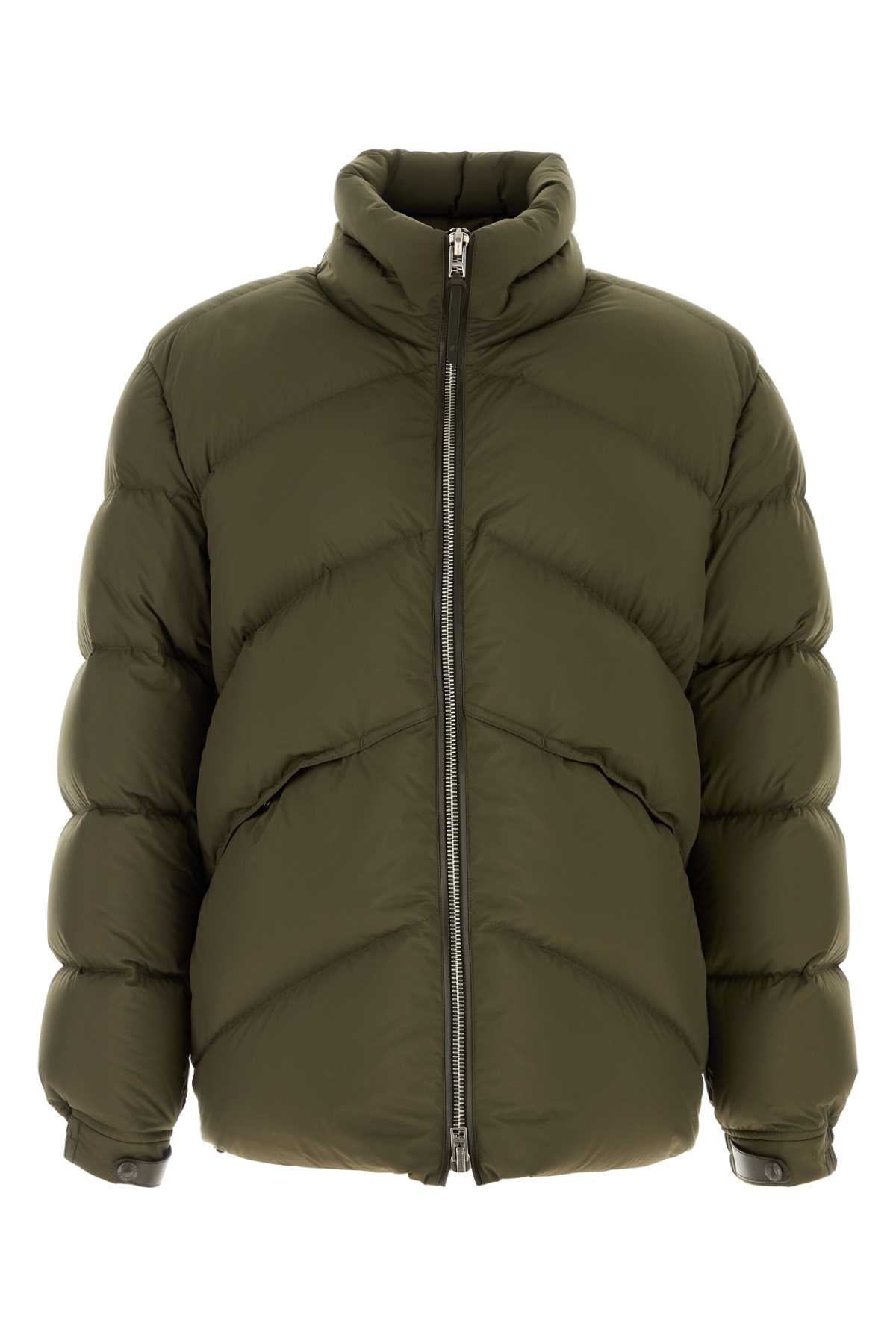 Tom Ford Men Olive Green Polyester Down Jacket TOM FORD