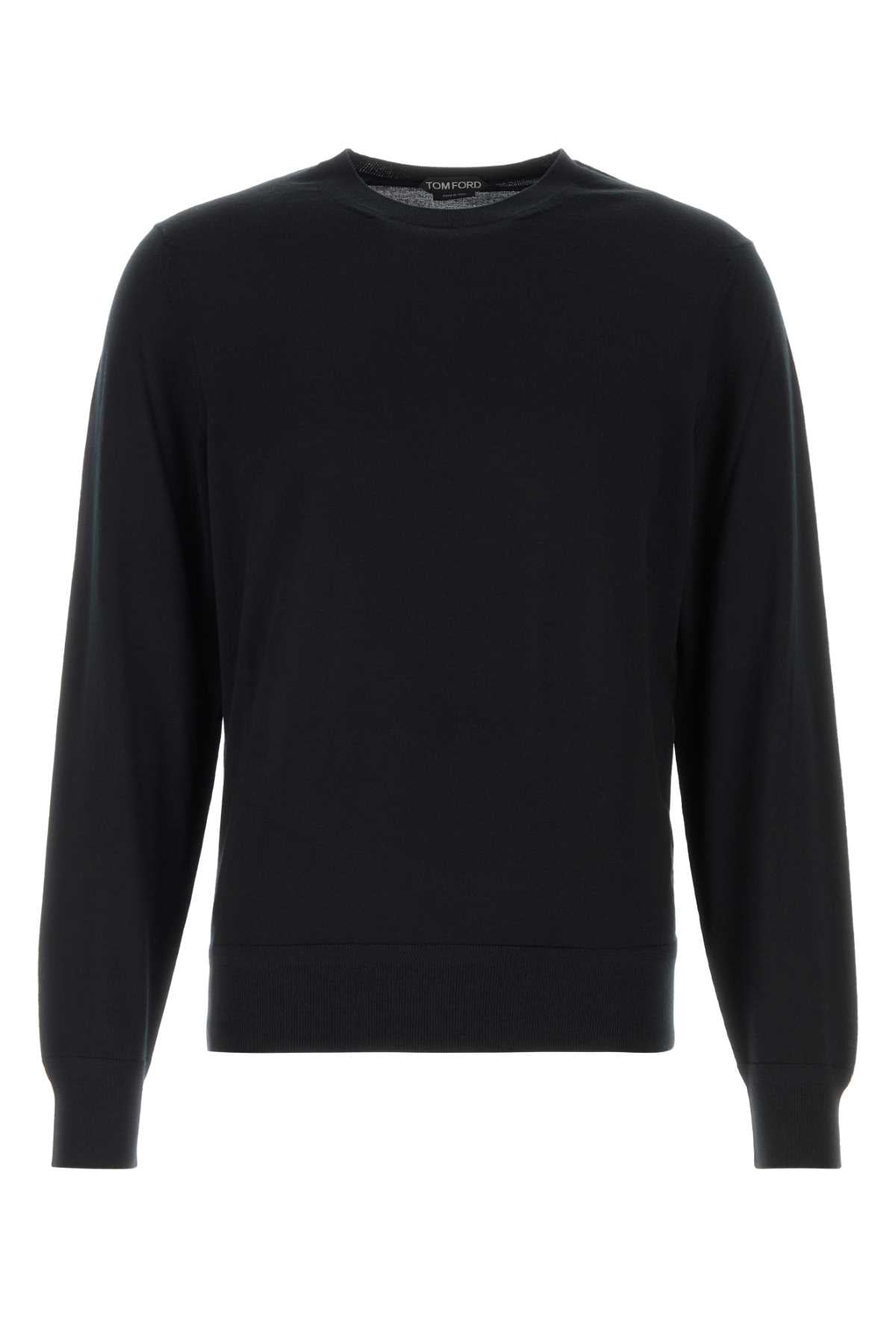 Tom Ford Men Black Wool Sweater TOM FORD