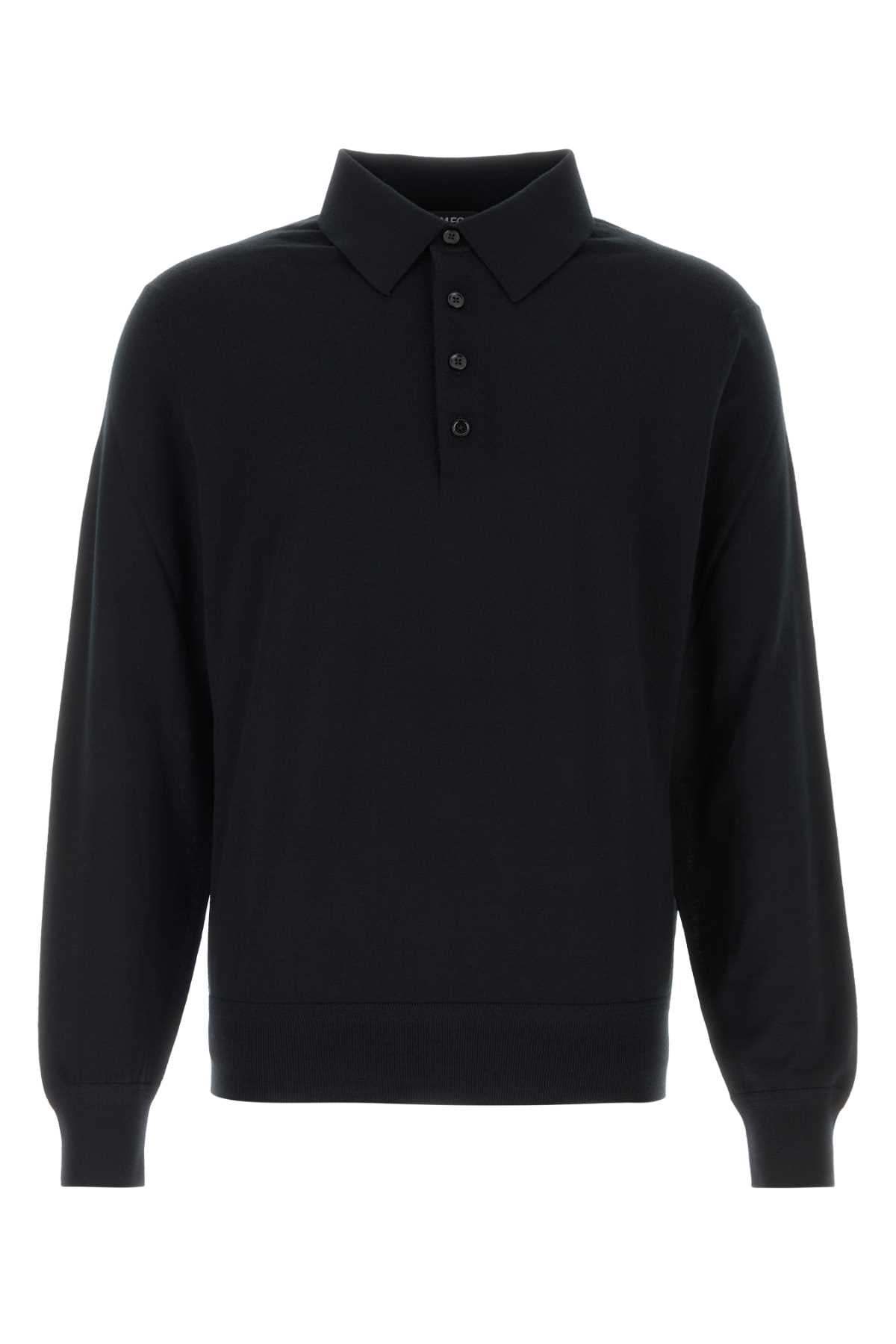 Tom Ford Men Black Wool Polo TOM FORD