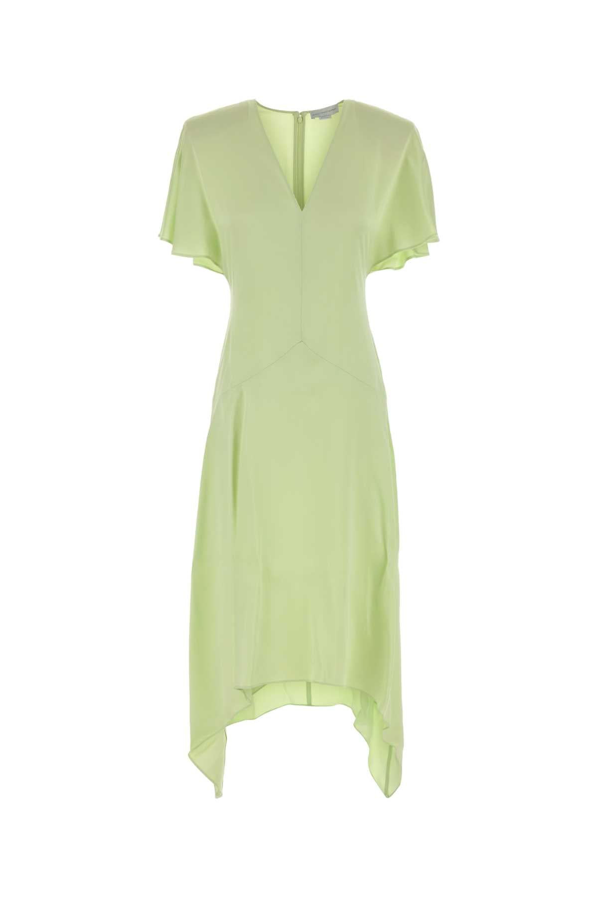 Stella Mccartney Women Pastel Green Satin Dress STELLA MCCARTNEY