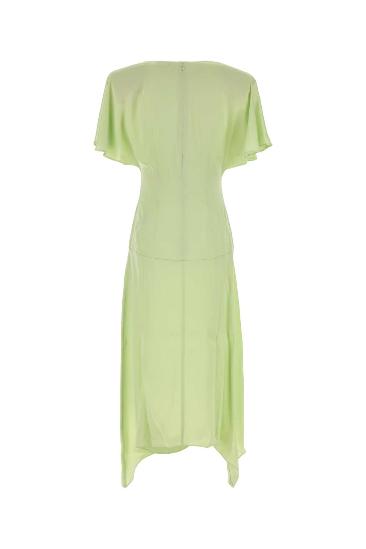Stella Mccartney Women Pastel Green Satin Dress STELLA MCCARTNEY