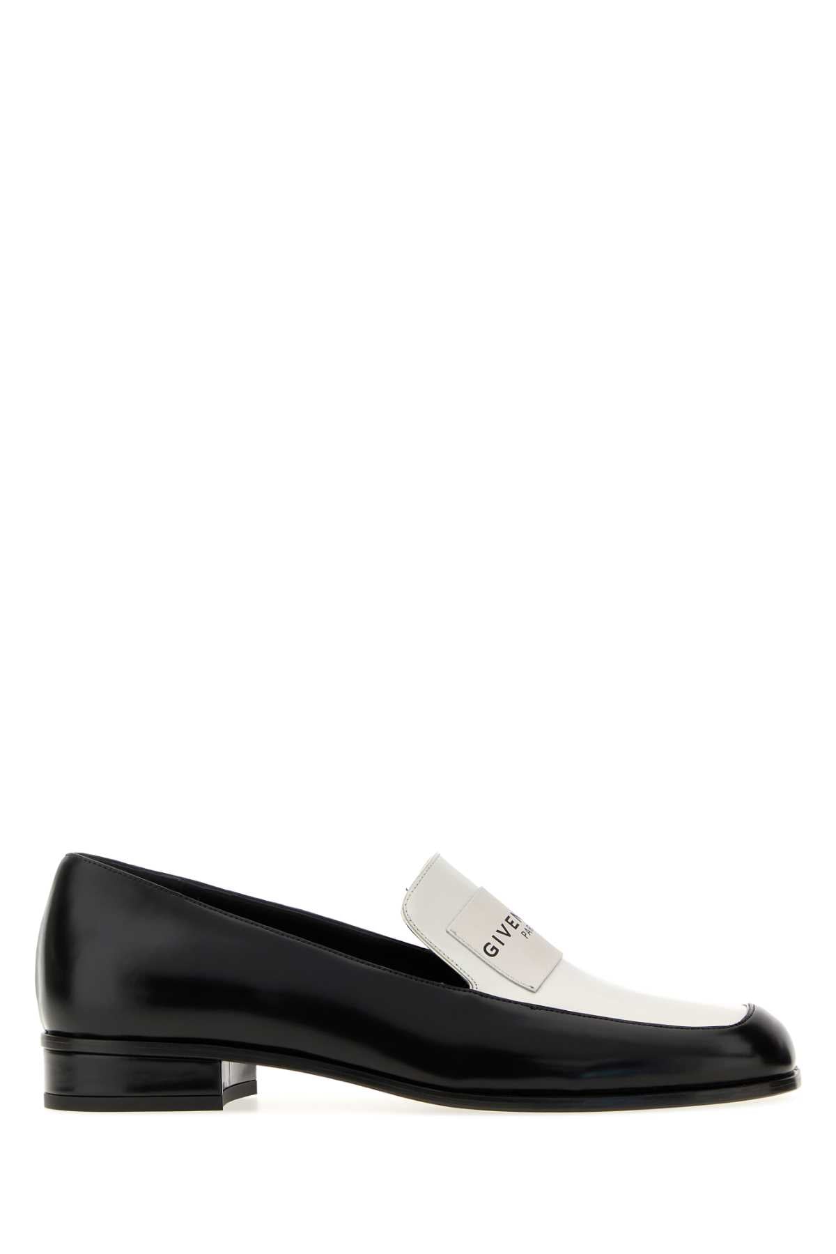 Givenchy Women Two-Tone Leather Tux Loafers GIVENCHY