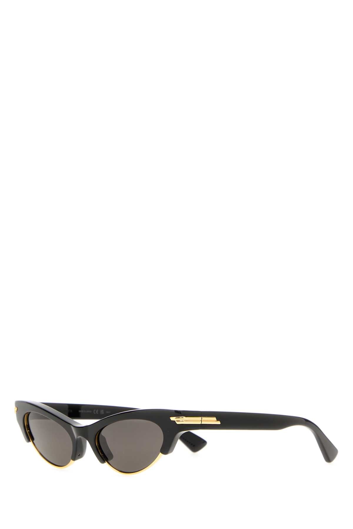 Bottega Veneta Women Black Acetate Angle Sunglasses BOTTEGA VENETA