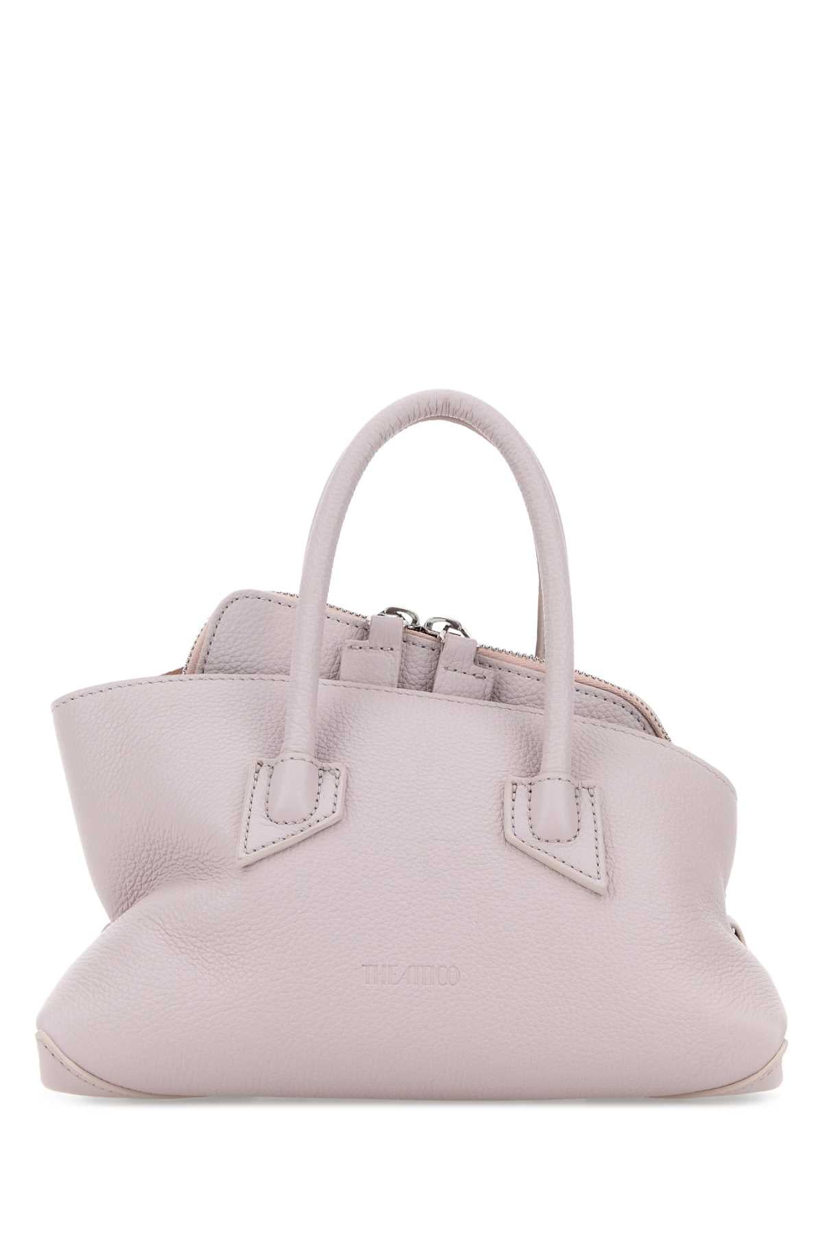 The Attico Women Lilac Leather Mini La Passeggiata Handbag THE ATTICO